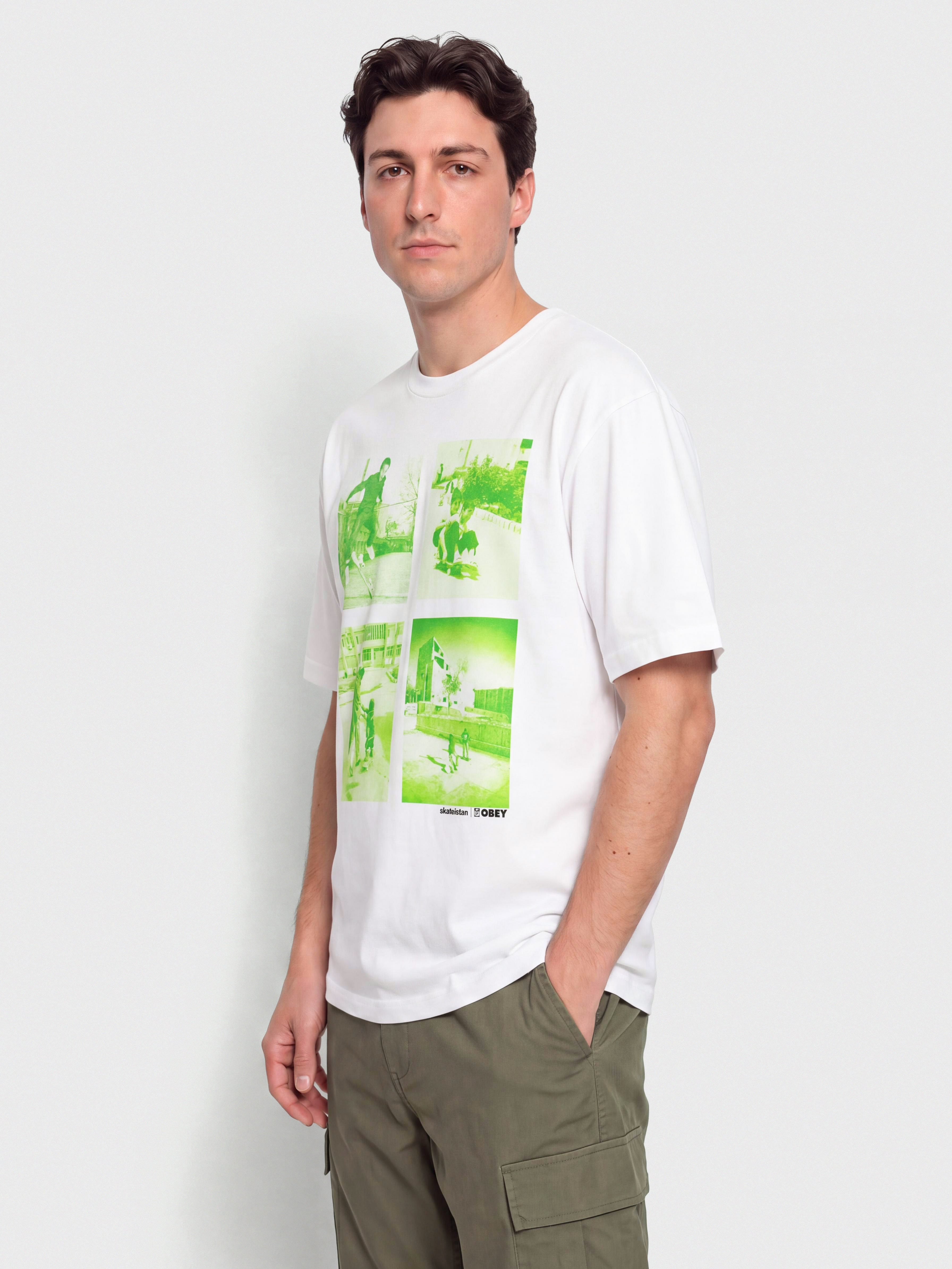 OBEY Skateistan Child Photo Póló (white)