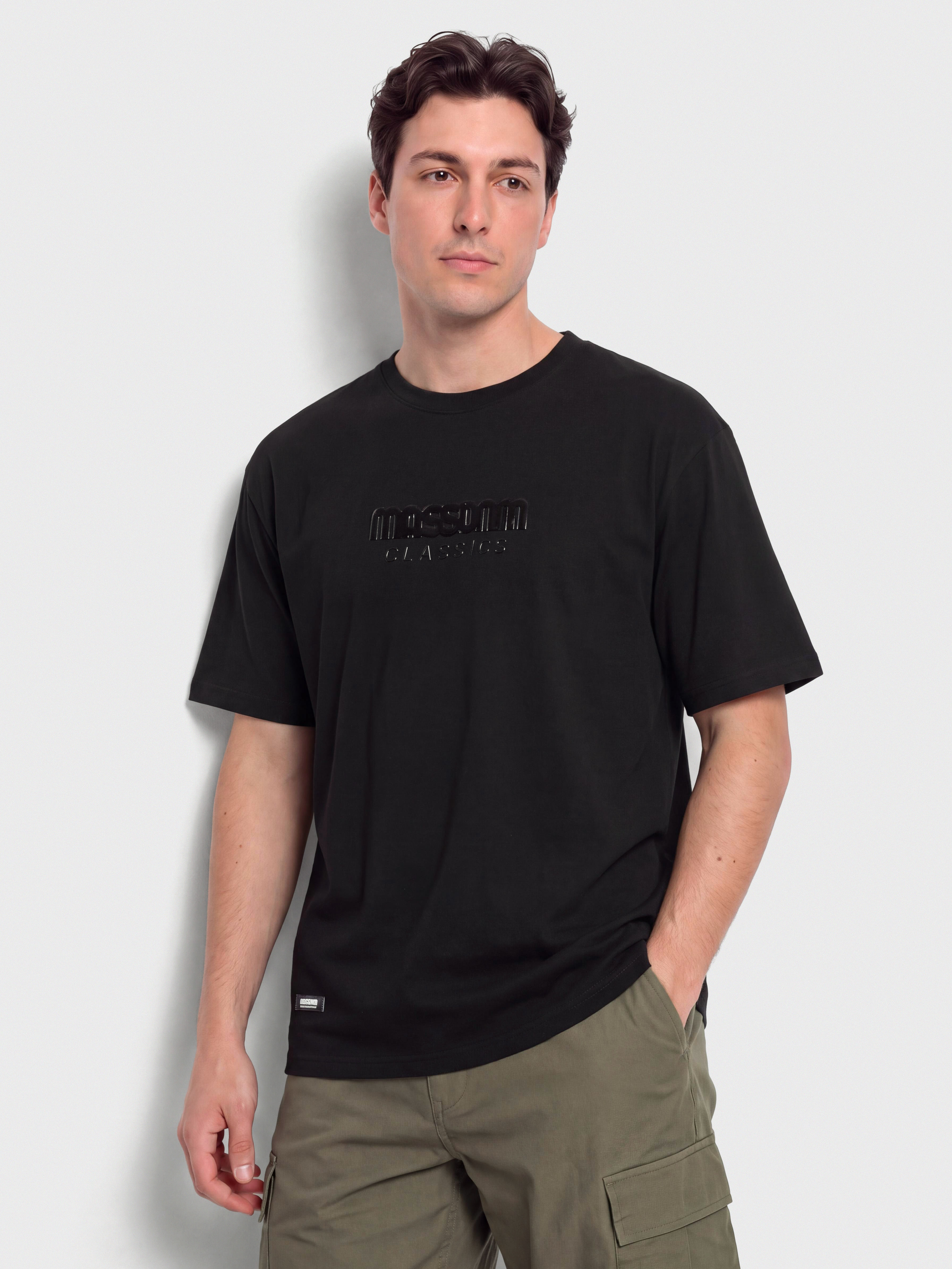 MassDnm Classics Póló (light black)