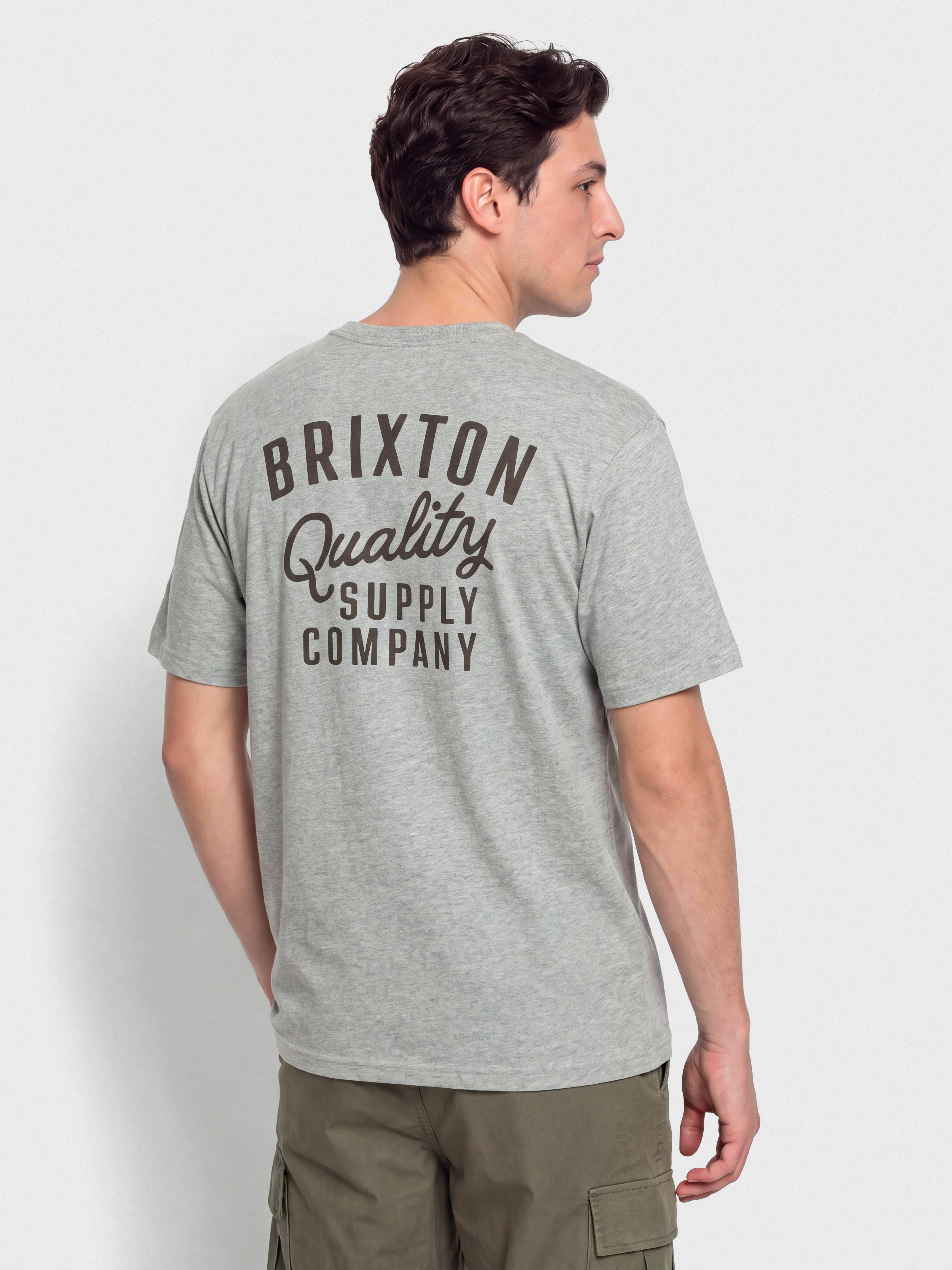 Brixton Hubal Tlrt Pu00f3lu00f3 (heather grey)