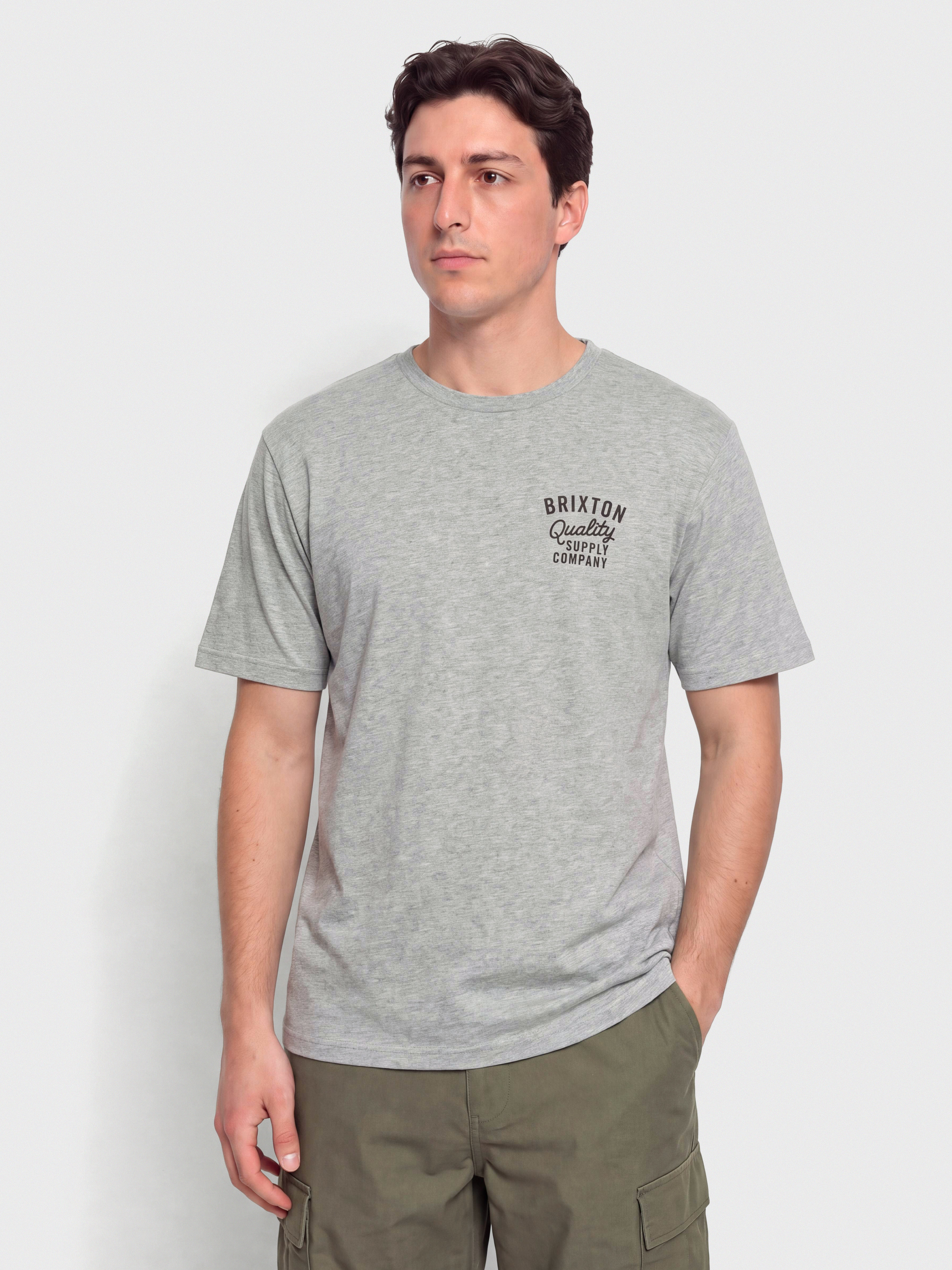Brixton Hubal Tlrt Póló (heather grey)