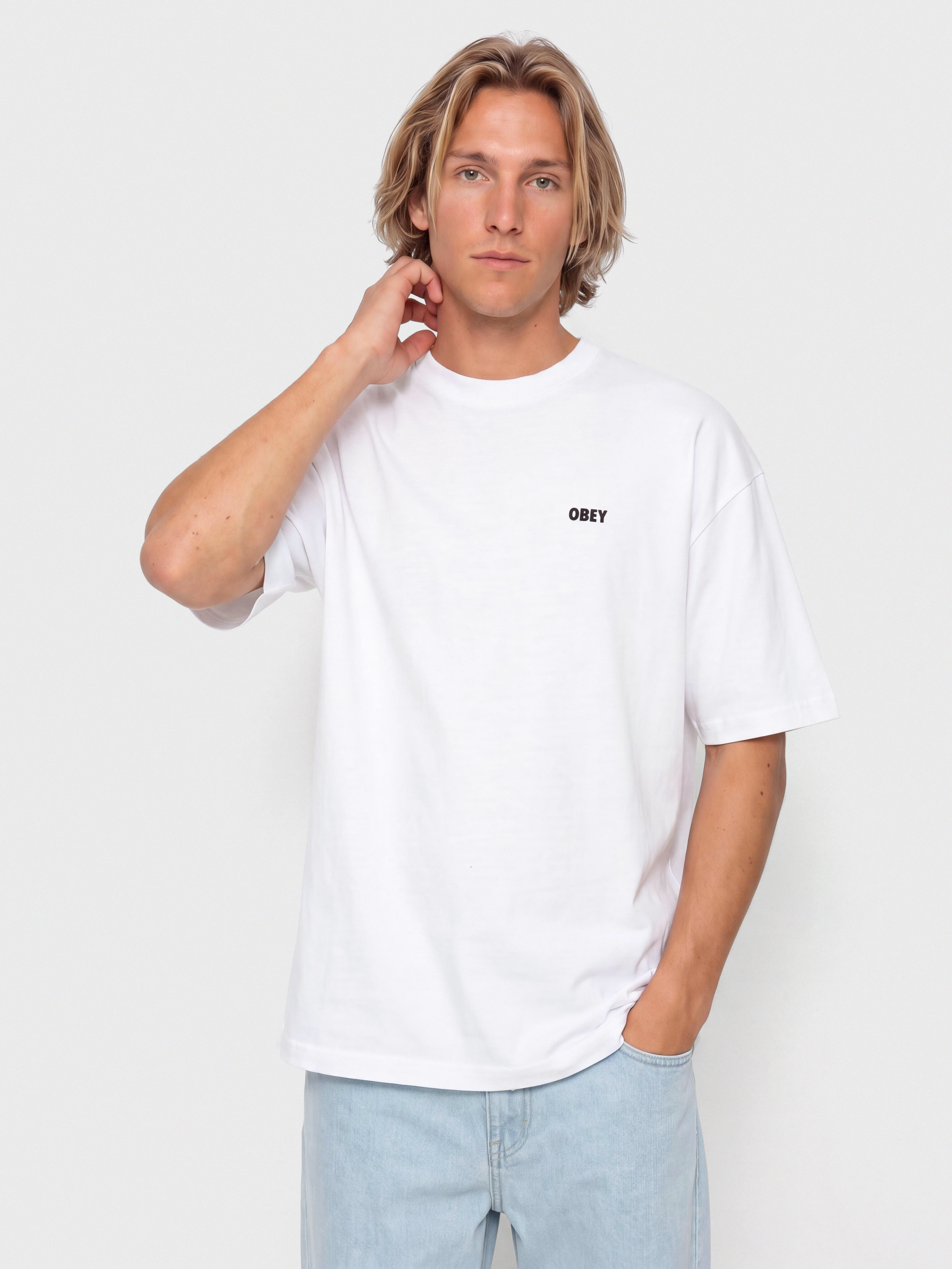 OBEY Established Works Bold Póló (white)