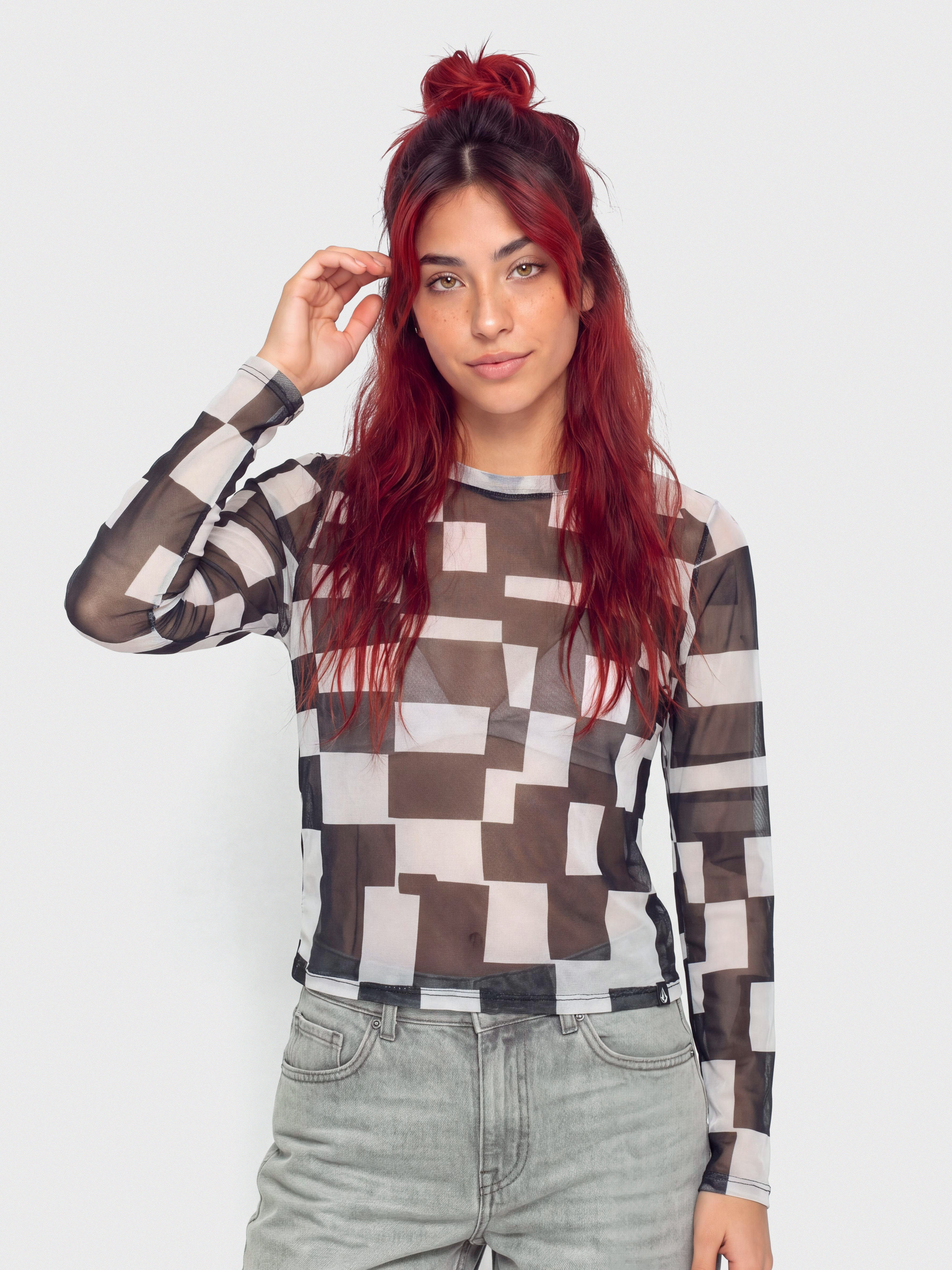 Volcom Fa Carrau Mesh Wmn Hosszú ujjú felső (white)