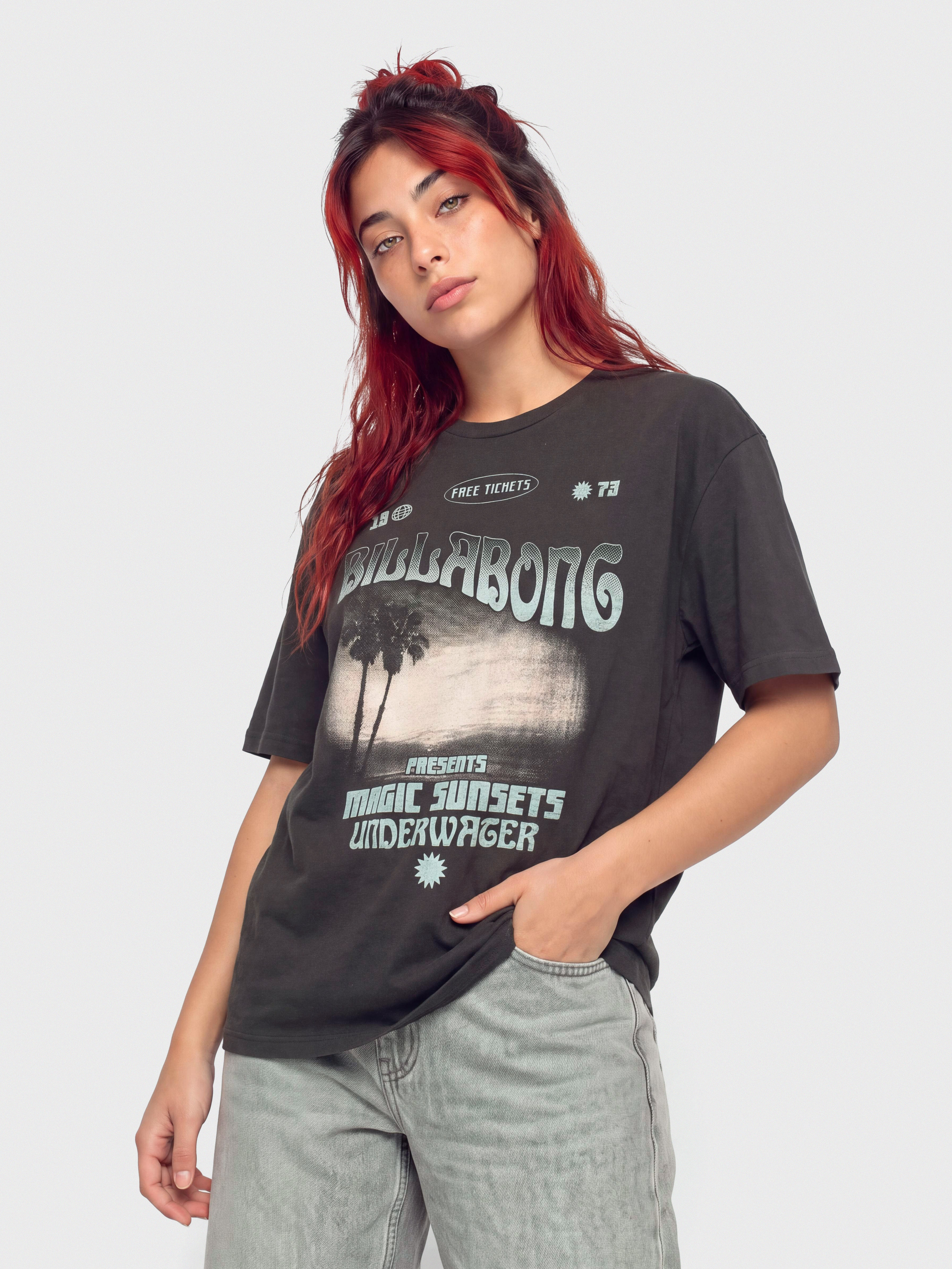Billabong Take A Tour Wmn Póló (off black)
