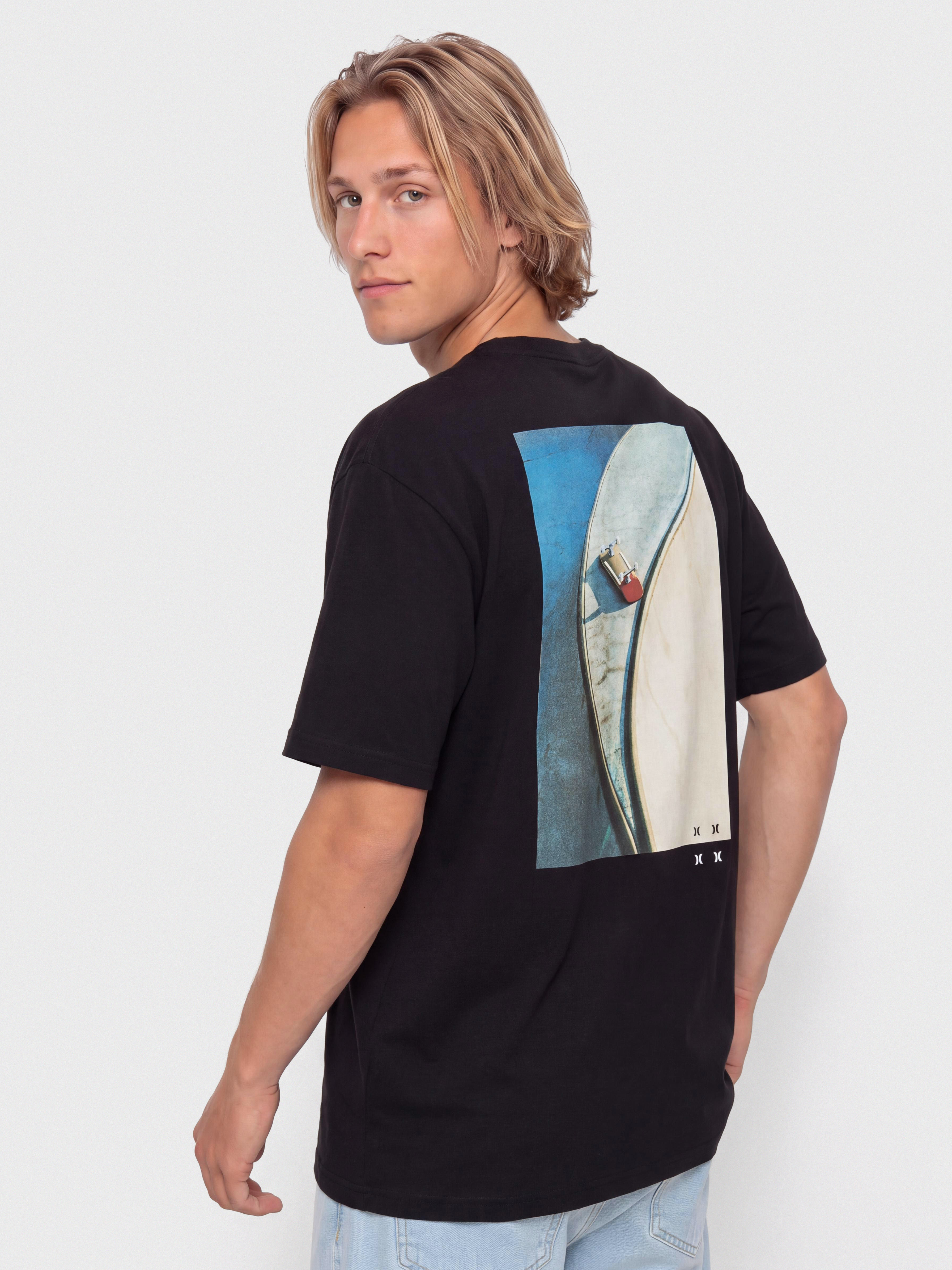 Hurley Bcnk8 Washed Póló (black)