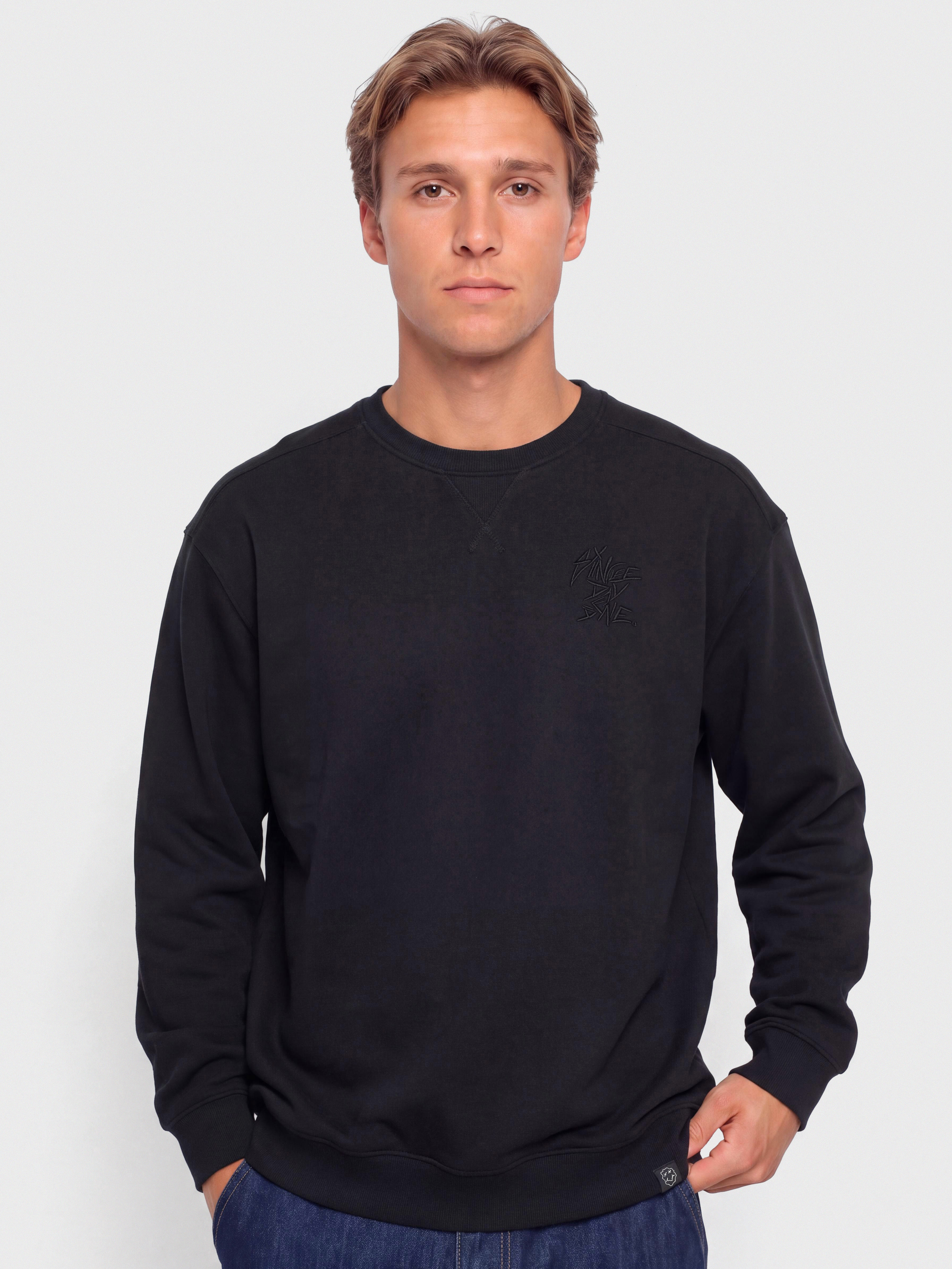 Pulóver Hurley Smile Crew (black)