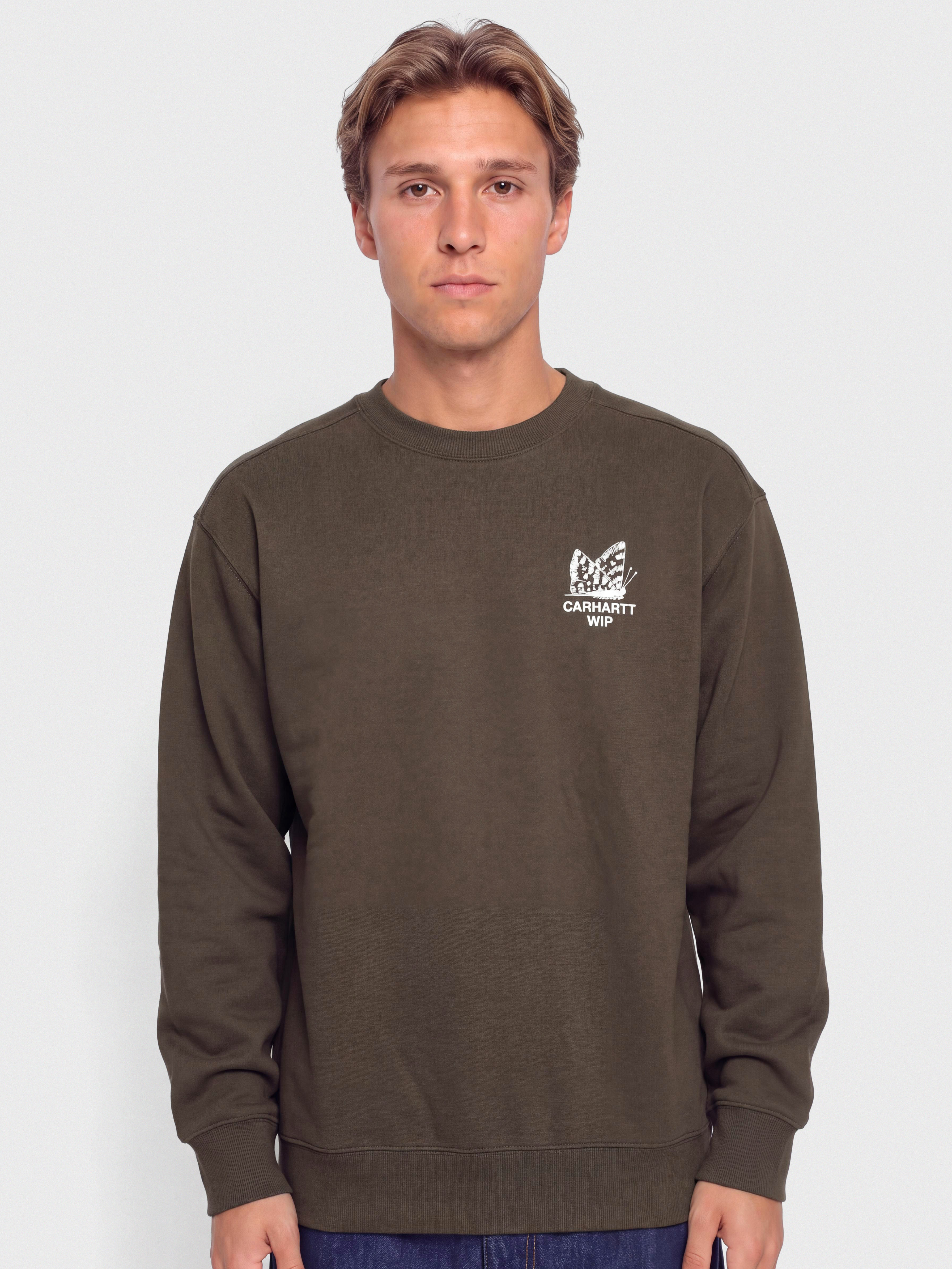 Pulóver Carhartt WIP Hourglass (cypress/stone washed)