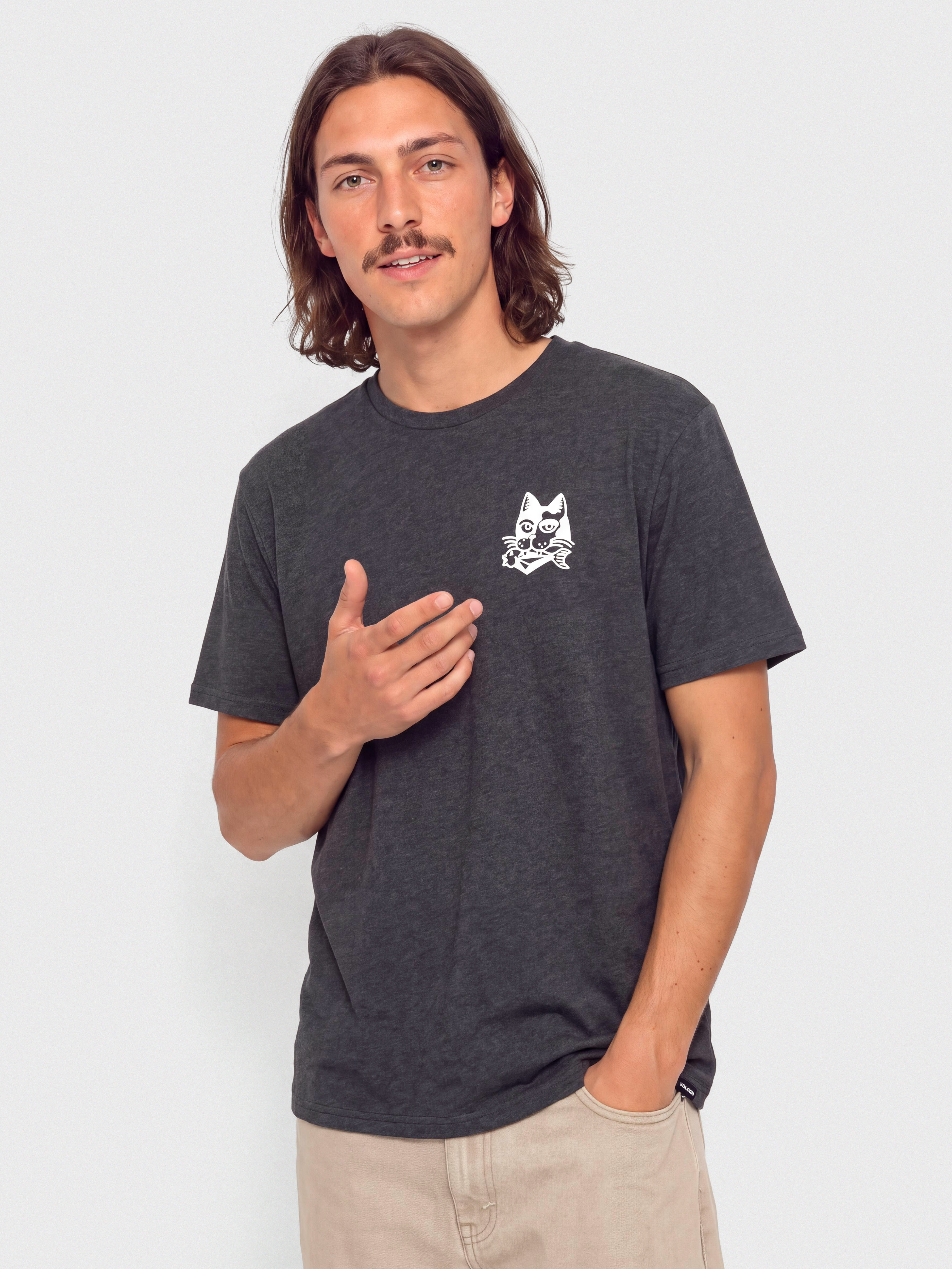 Póló Volcom Tasty Hth (heather black)
