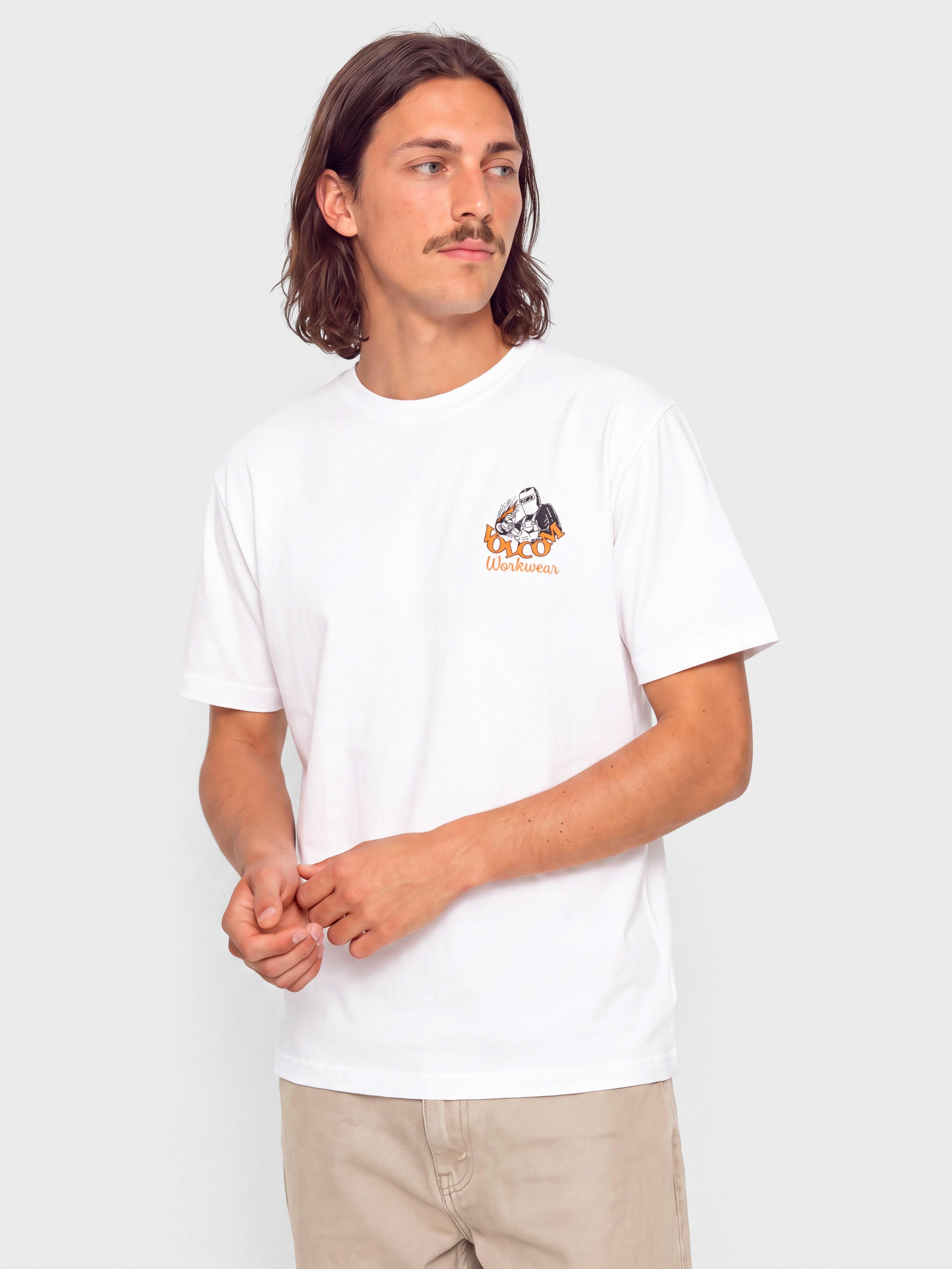 Póló Volcom Always Grinding (white)