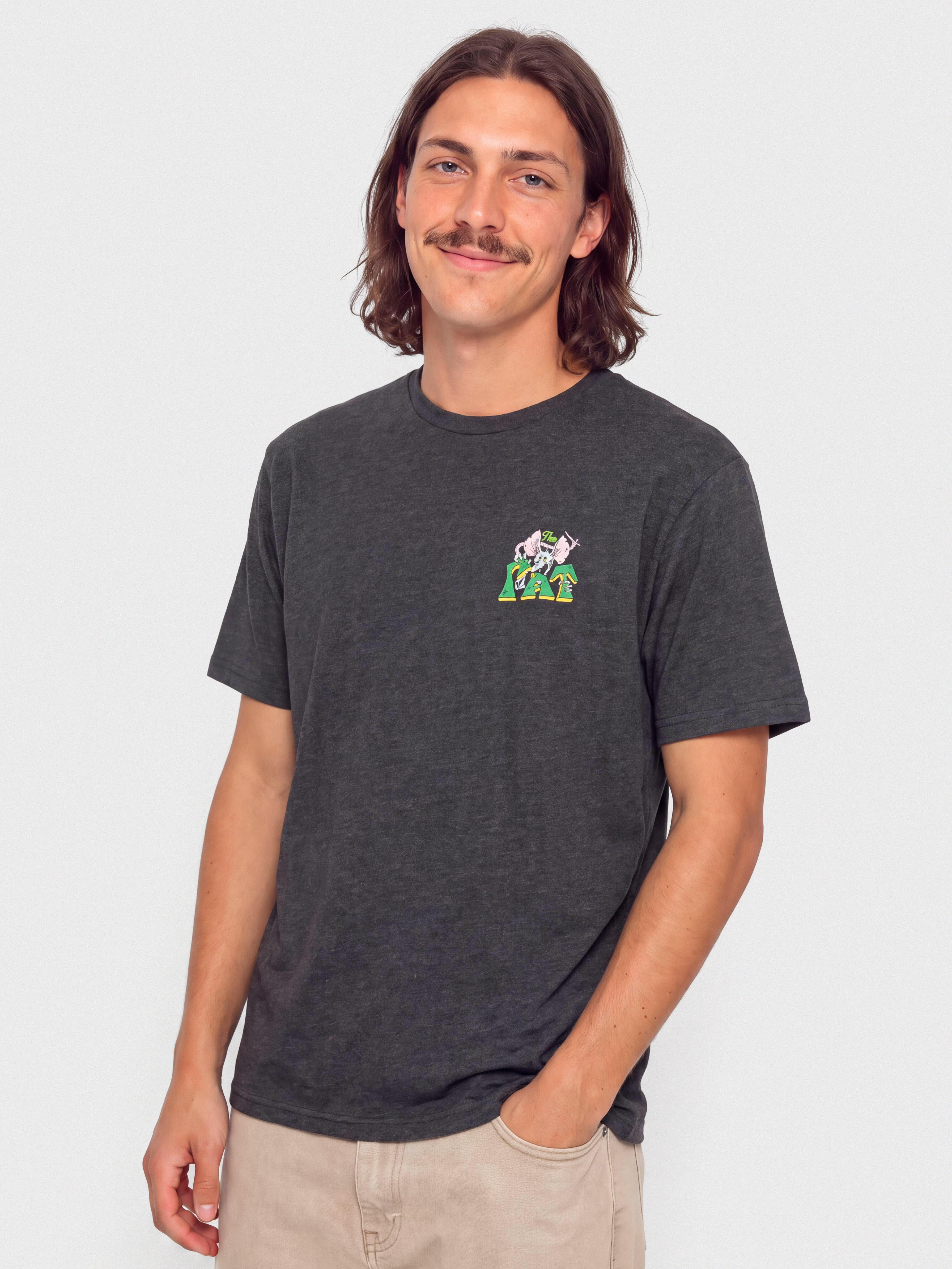 Póló Volcom Tipsy Rat Hth (heather black)