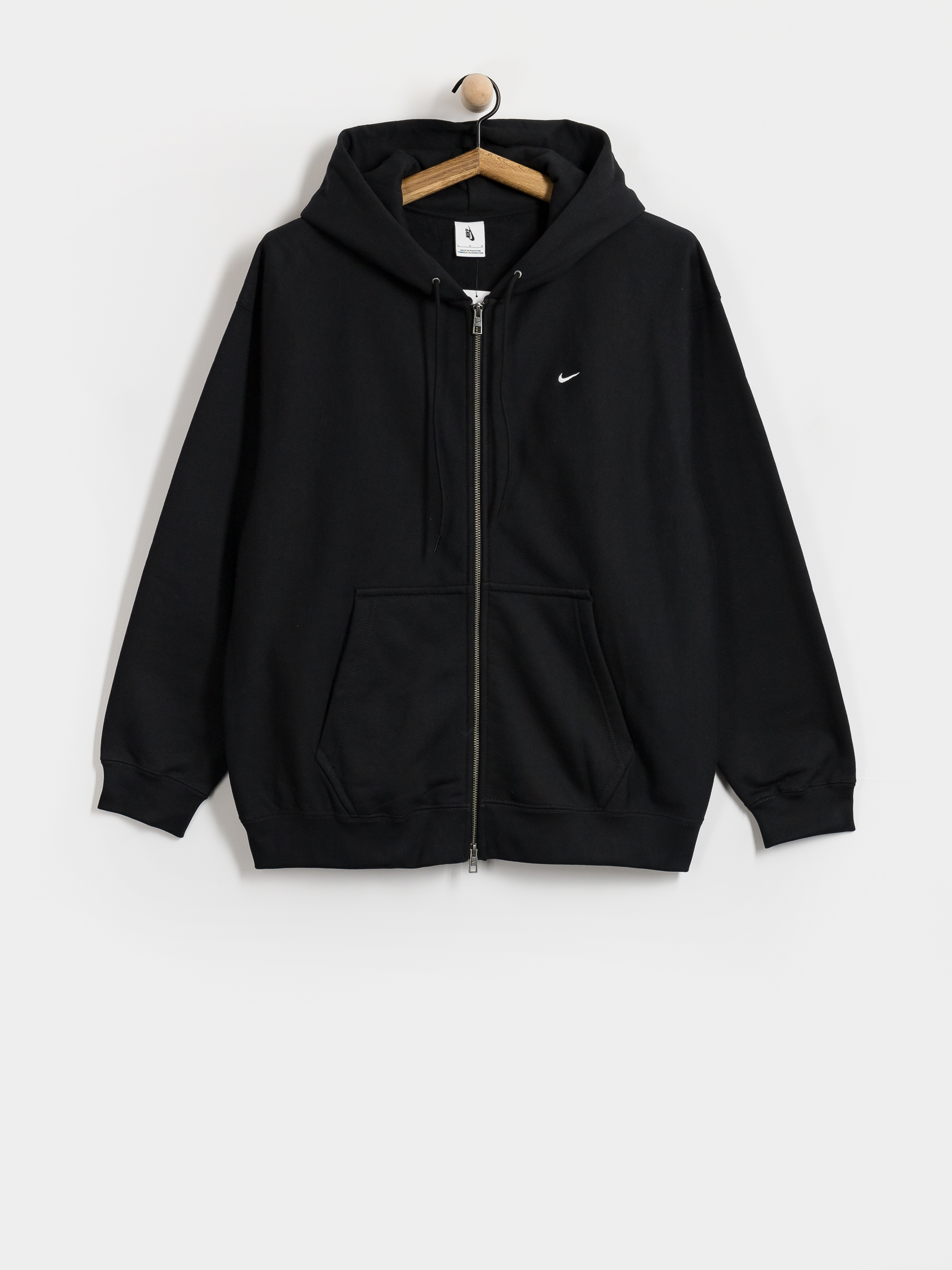 Nike SB Solo Swoosh ZHD Kapucnis pulóver (black/black/white)