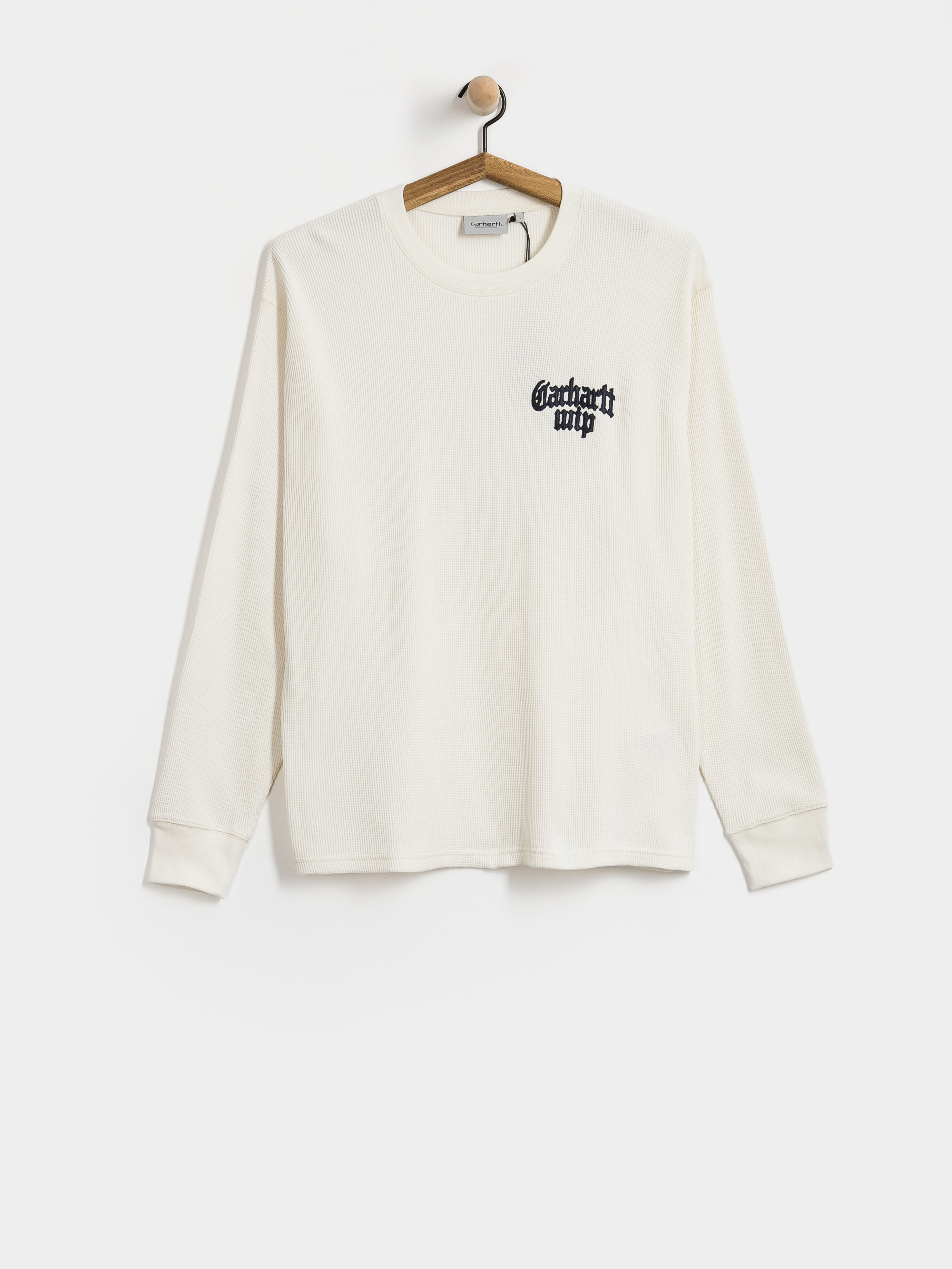Carhartt WIP Blackletter Waffle Hosszú ujjú felső (wax/black)