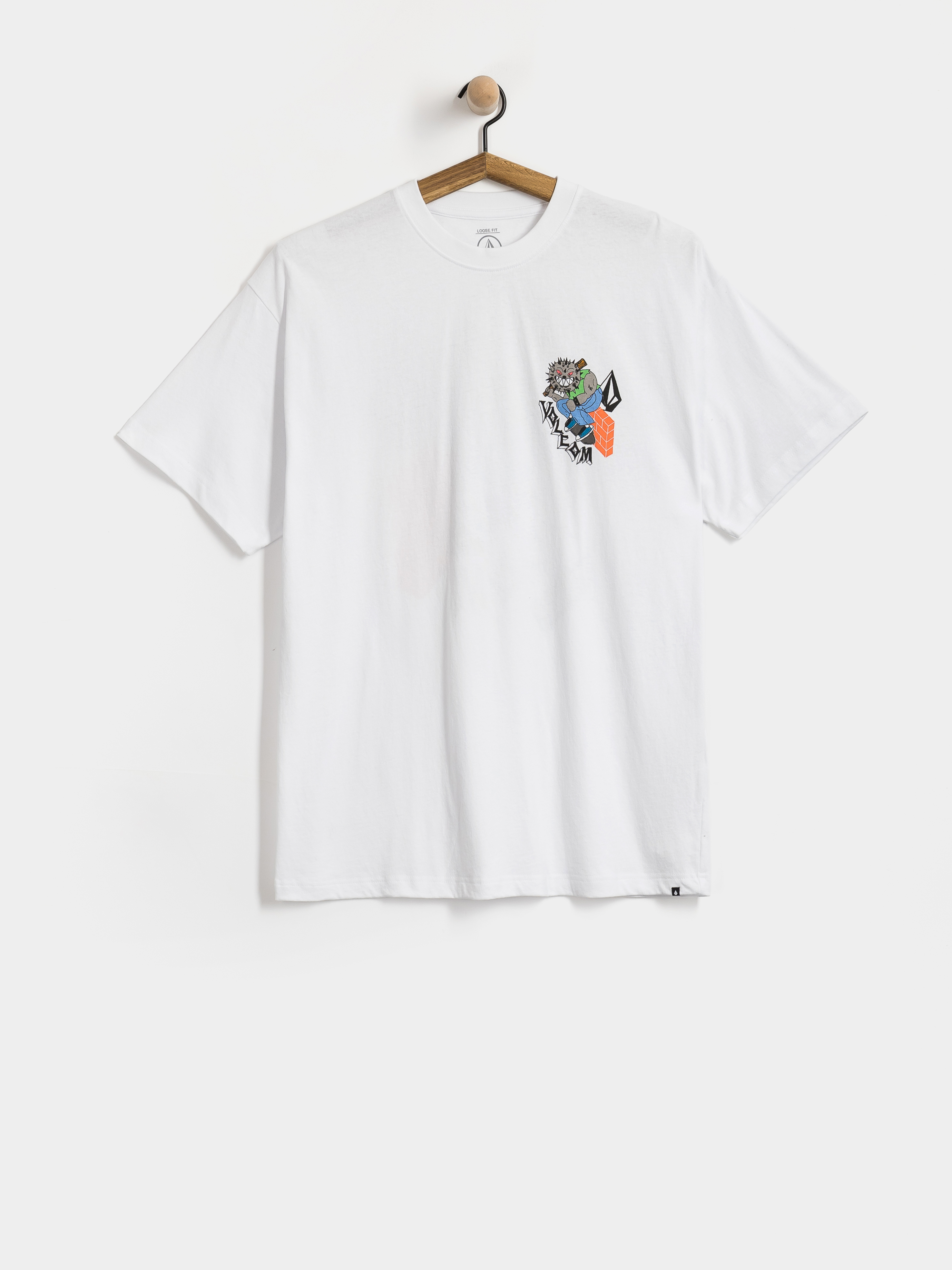 Póló Volcom Sk8 Break Lse (white)