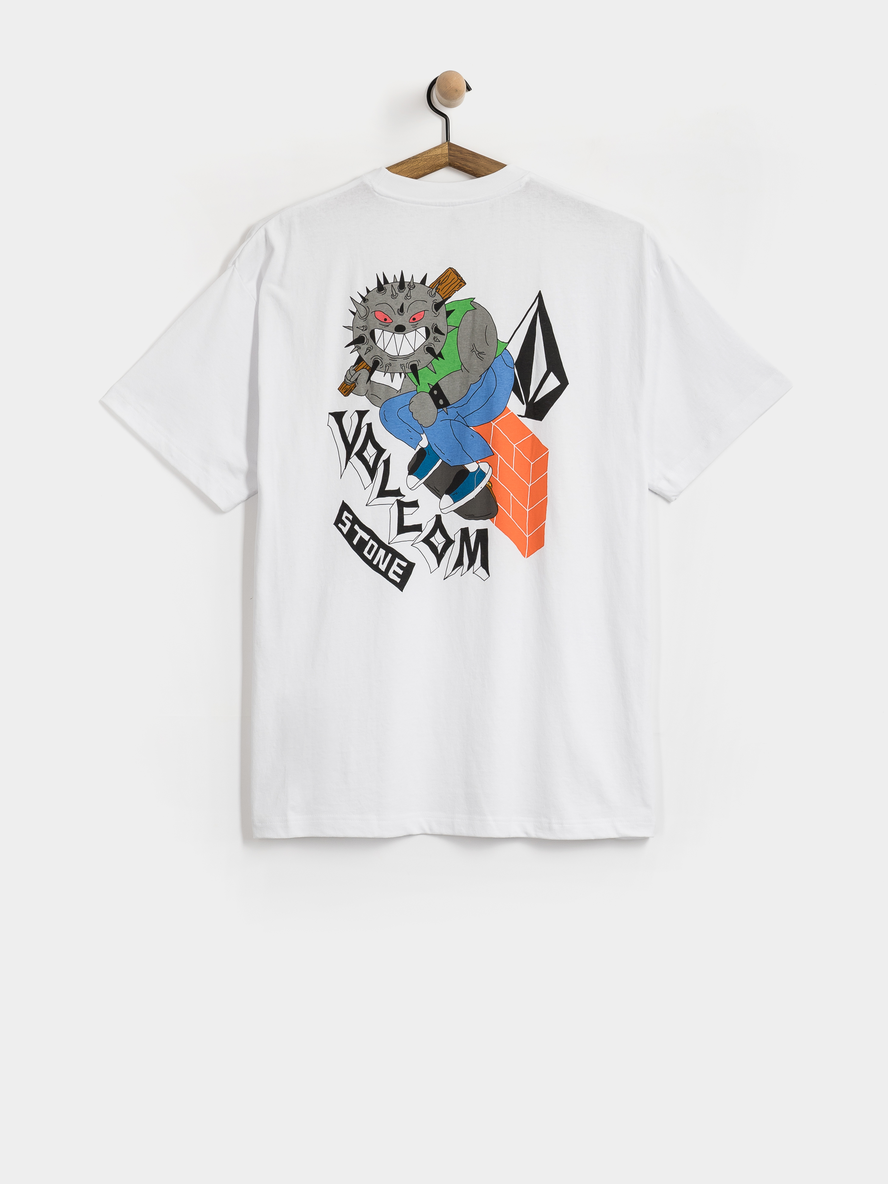 Póló Volcom Sk8 Break Lse (white)