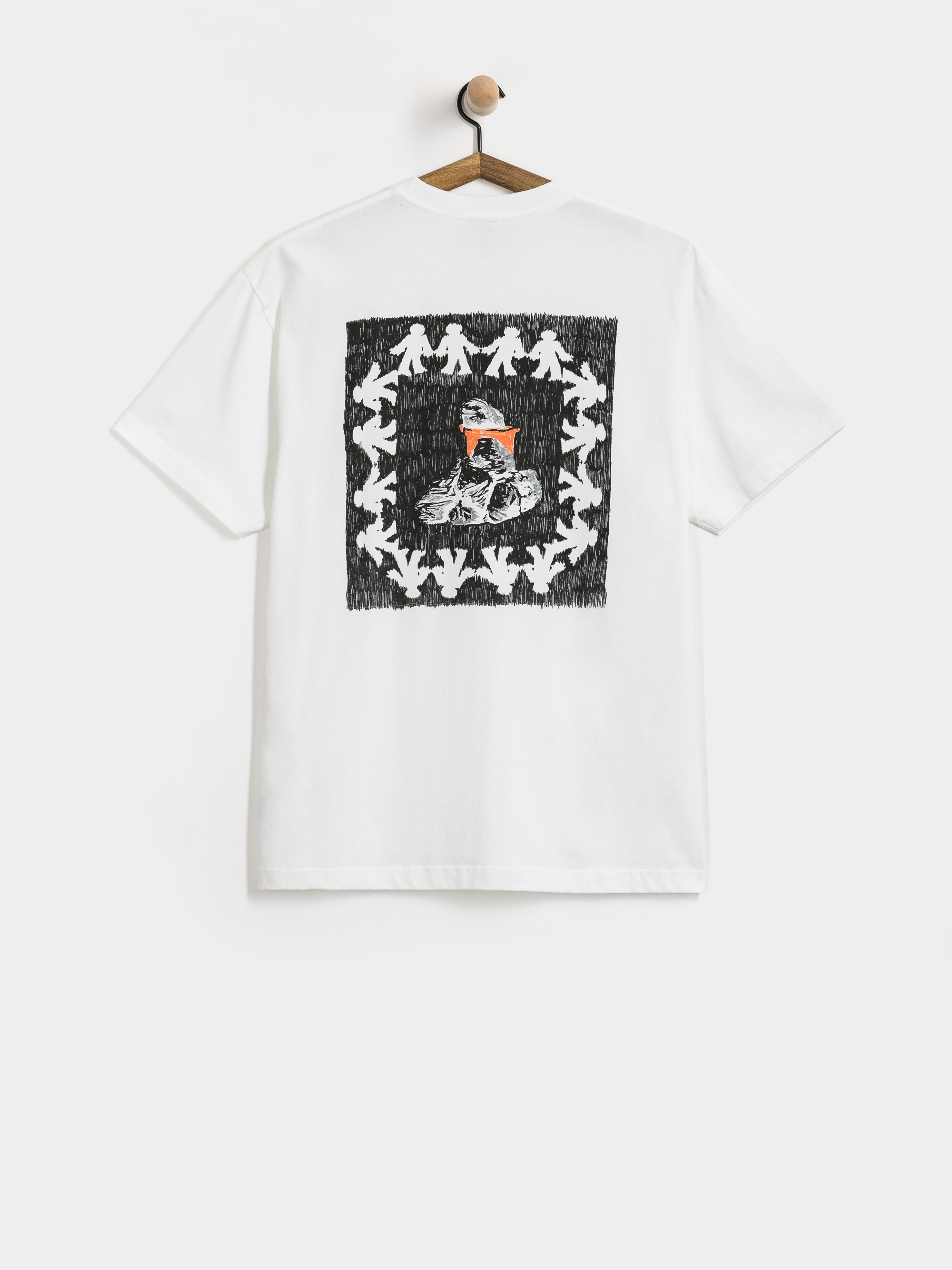 Póló Polar Skate Trash Rite (white)