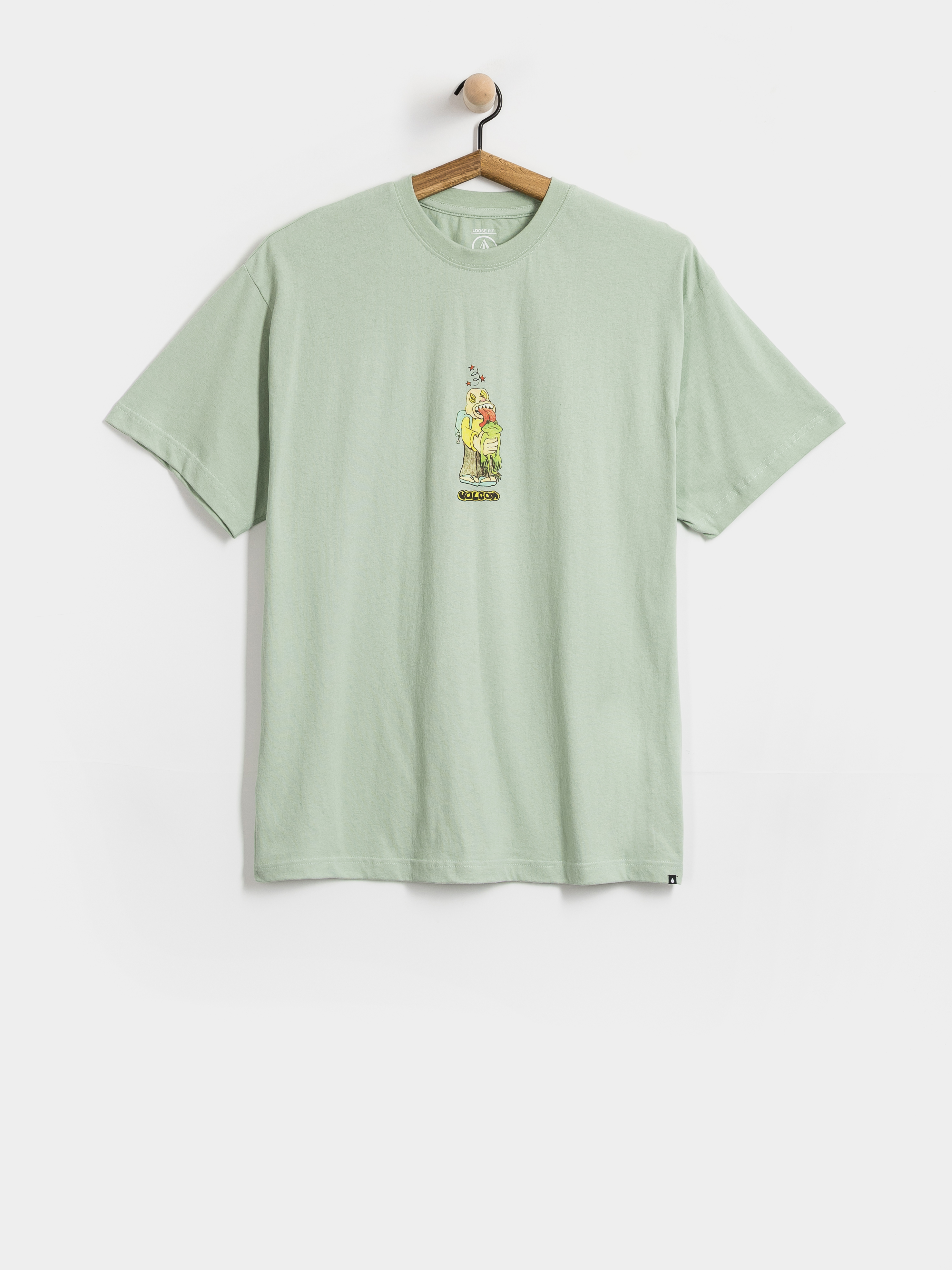 Póló Volcom Acid Frog Lse (ice green)