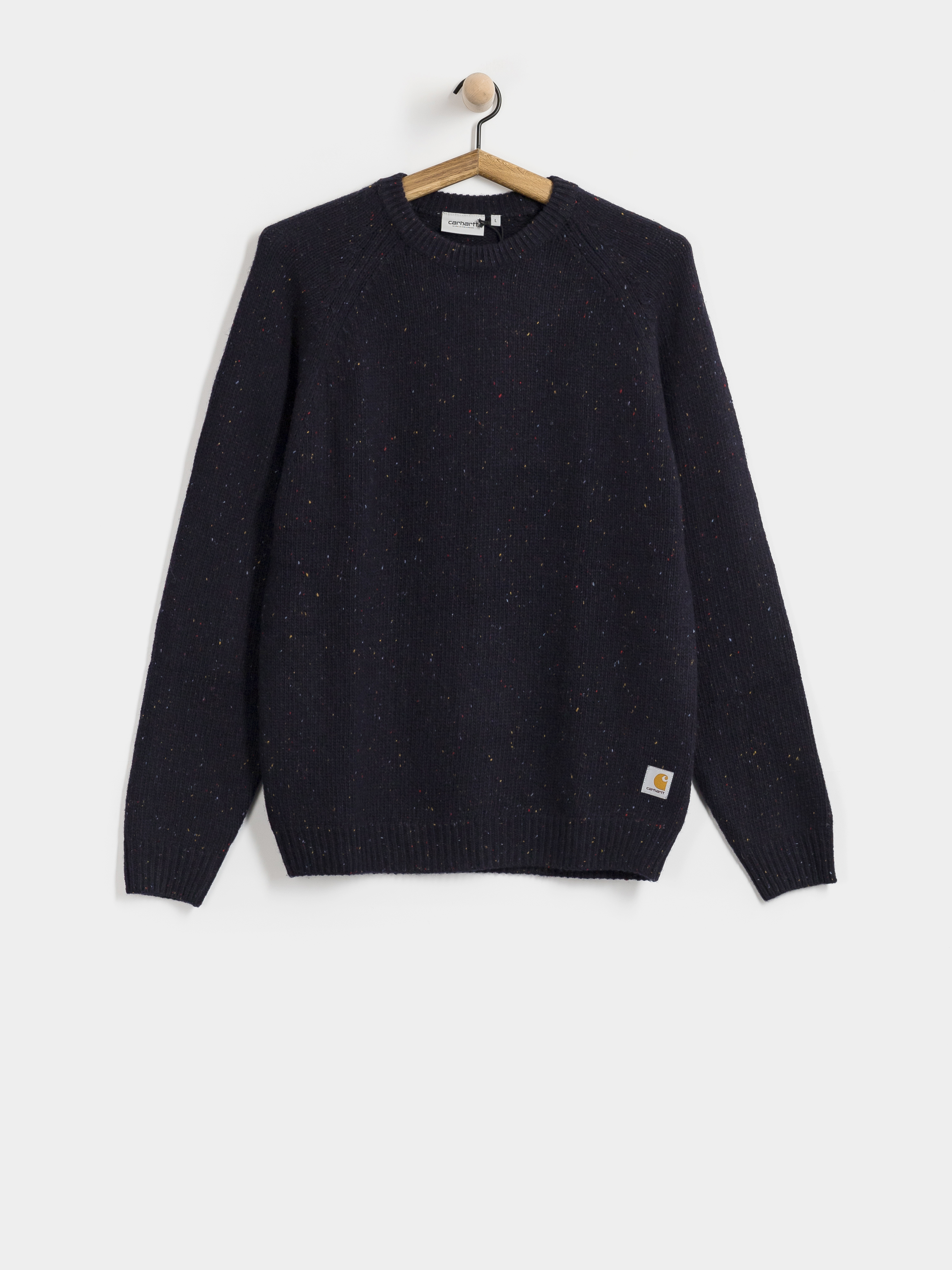 Pulu00f3ver Carhartt WIP Anglistic (speckled dark navy)