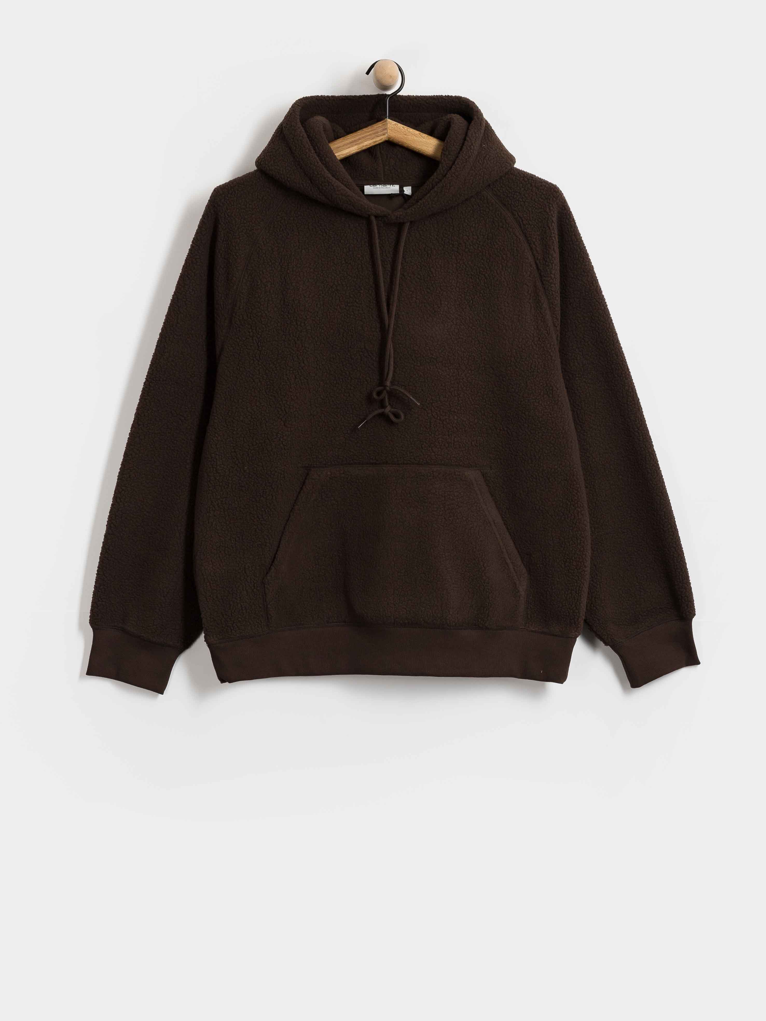 Polár pulóver Carhartt WIP Hooded Limn C (tobacco)
