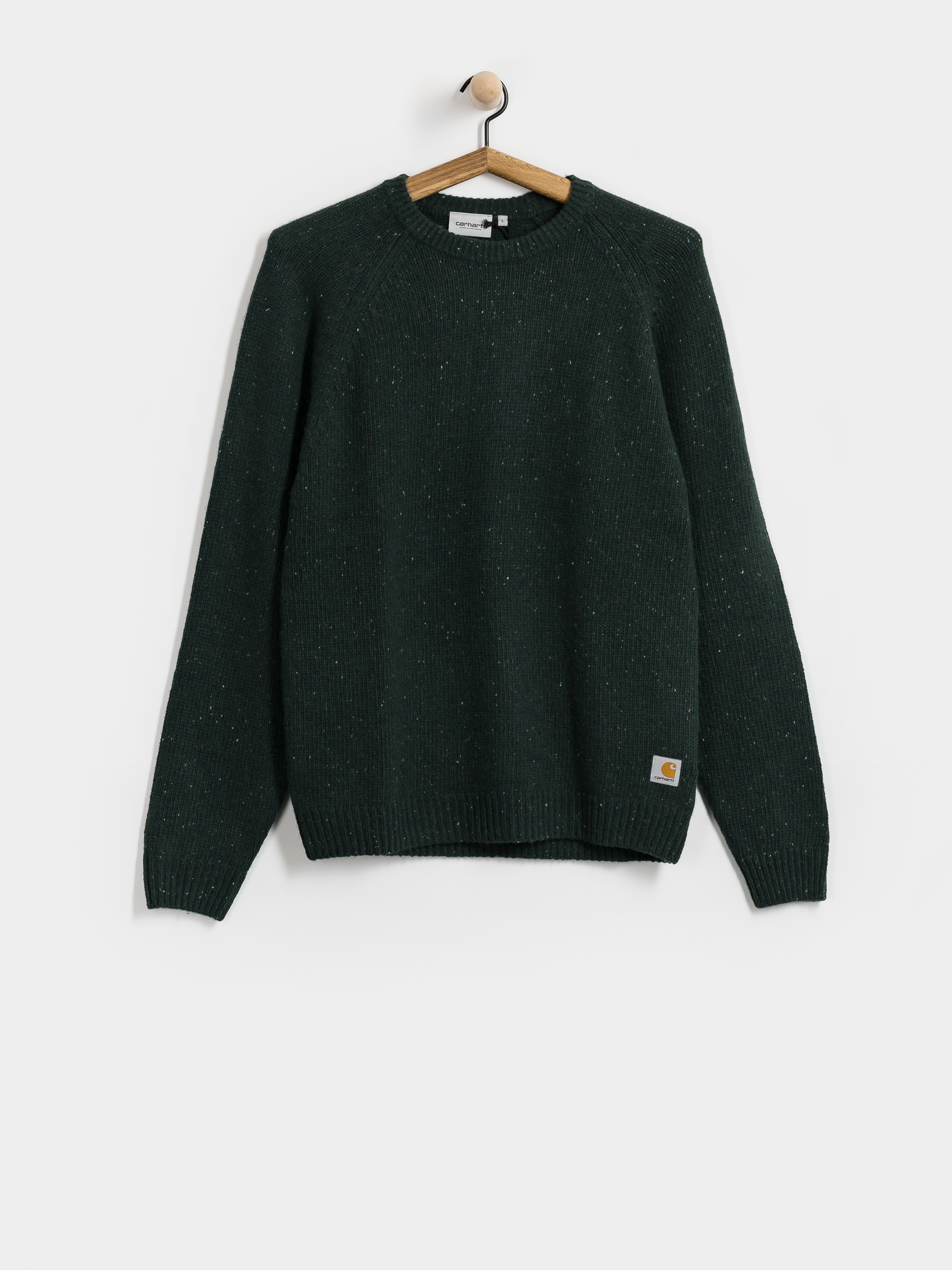 Pulóver Carhartt WIP Anglistic (speckled dark scarab)