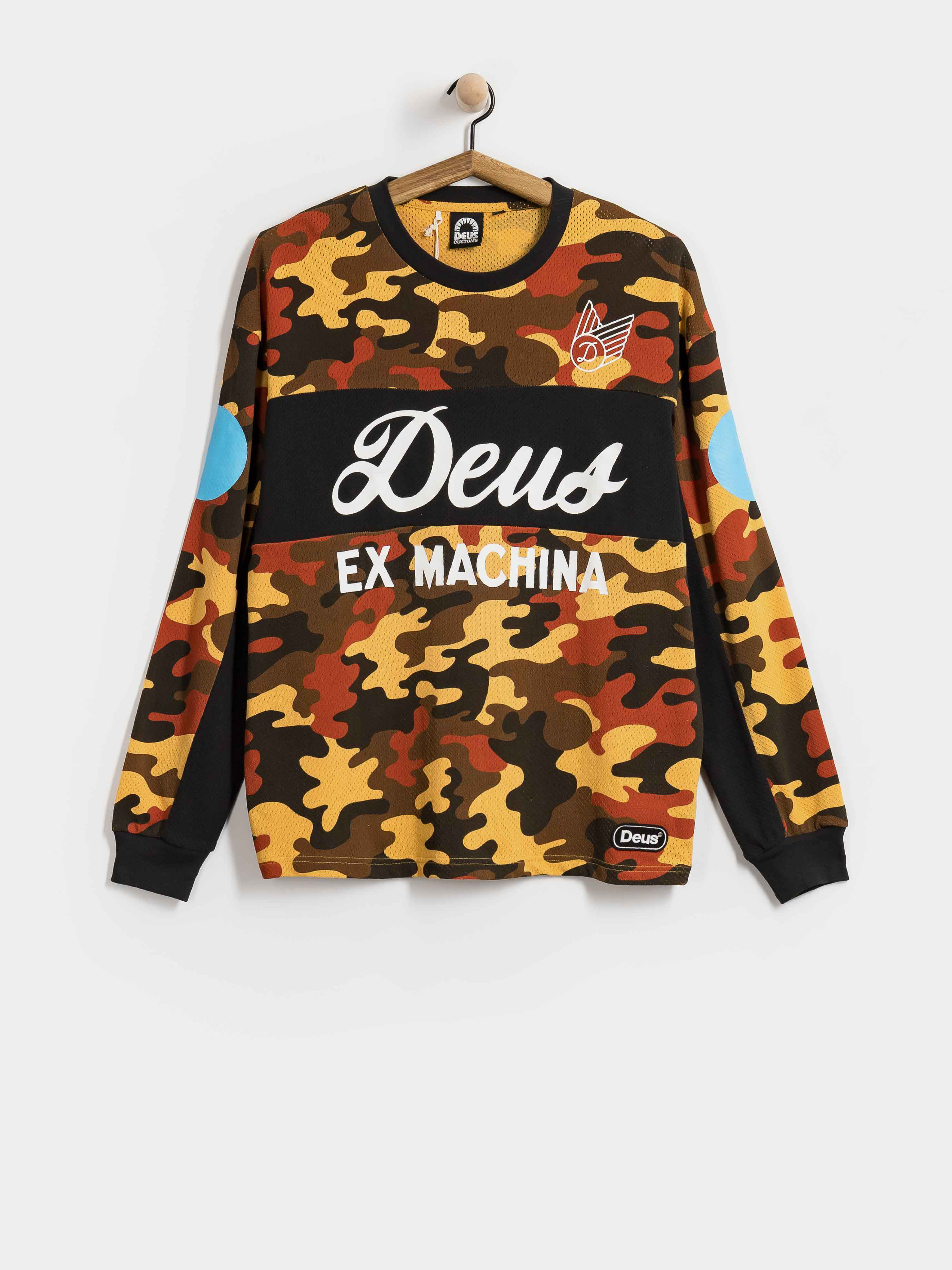 Hosszú ujjú felső Deus Ex Machina Ombre Moto Jersey (rust camo)
