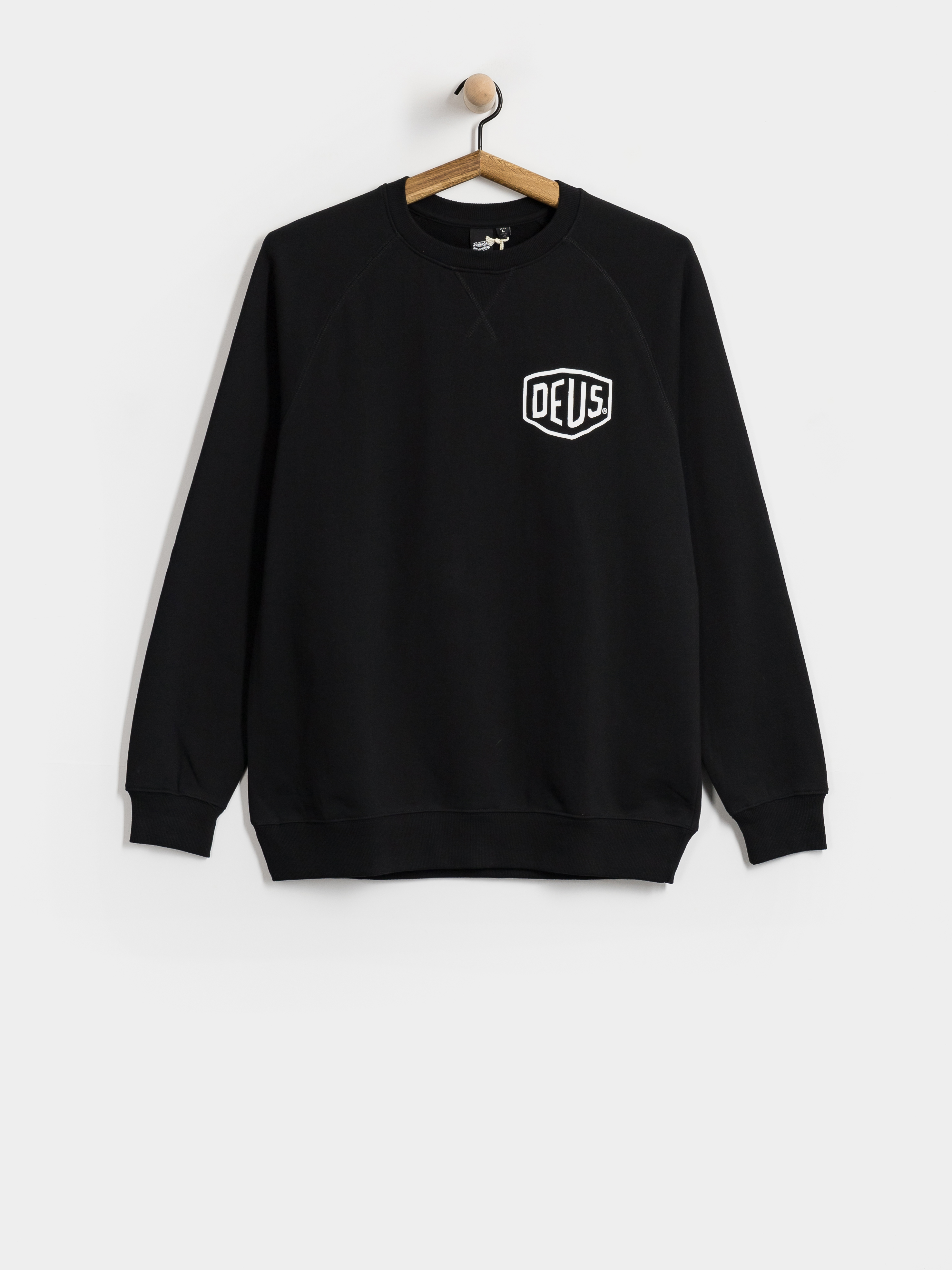 Pulóver Deus Ex Machina Harajuku Address Crew (black)