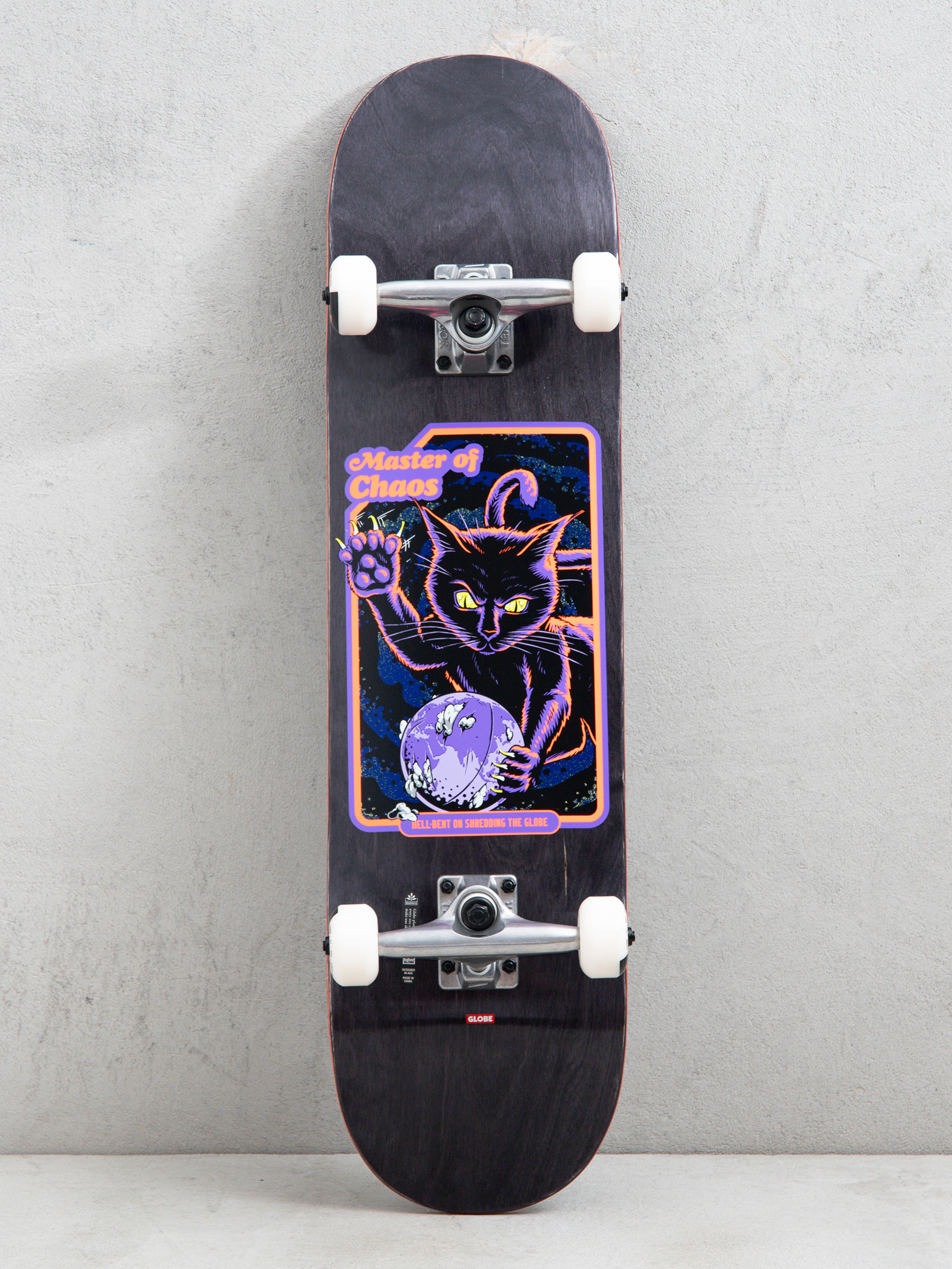Komplett gördeszka Globe G1 Master Of Chaos (black cat)