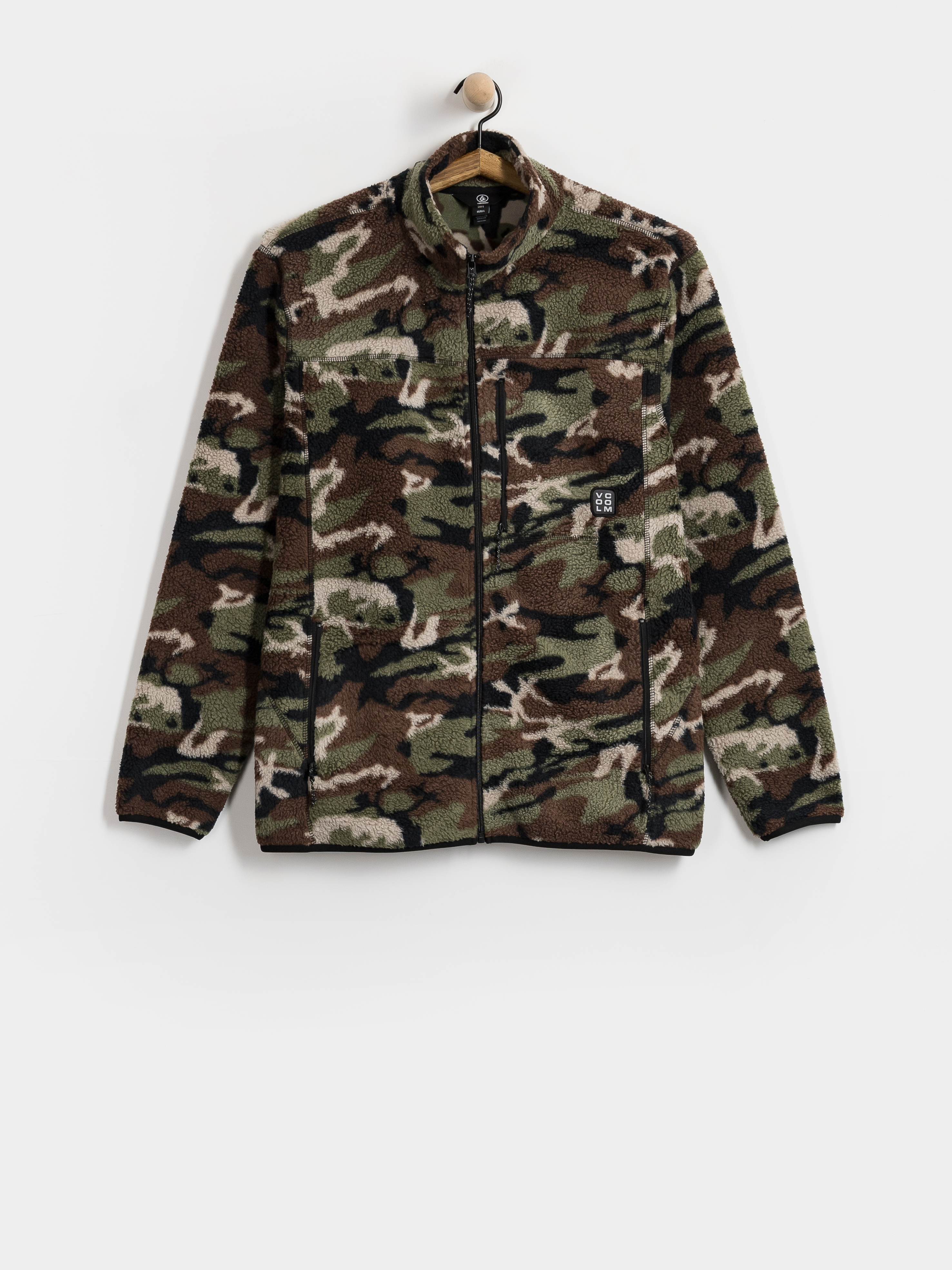 Volcom Nelson Sherpa Full Zip Pulóver (camoflauge)