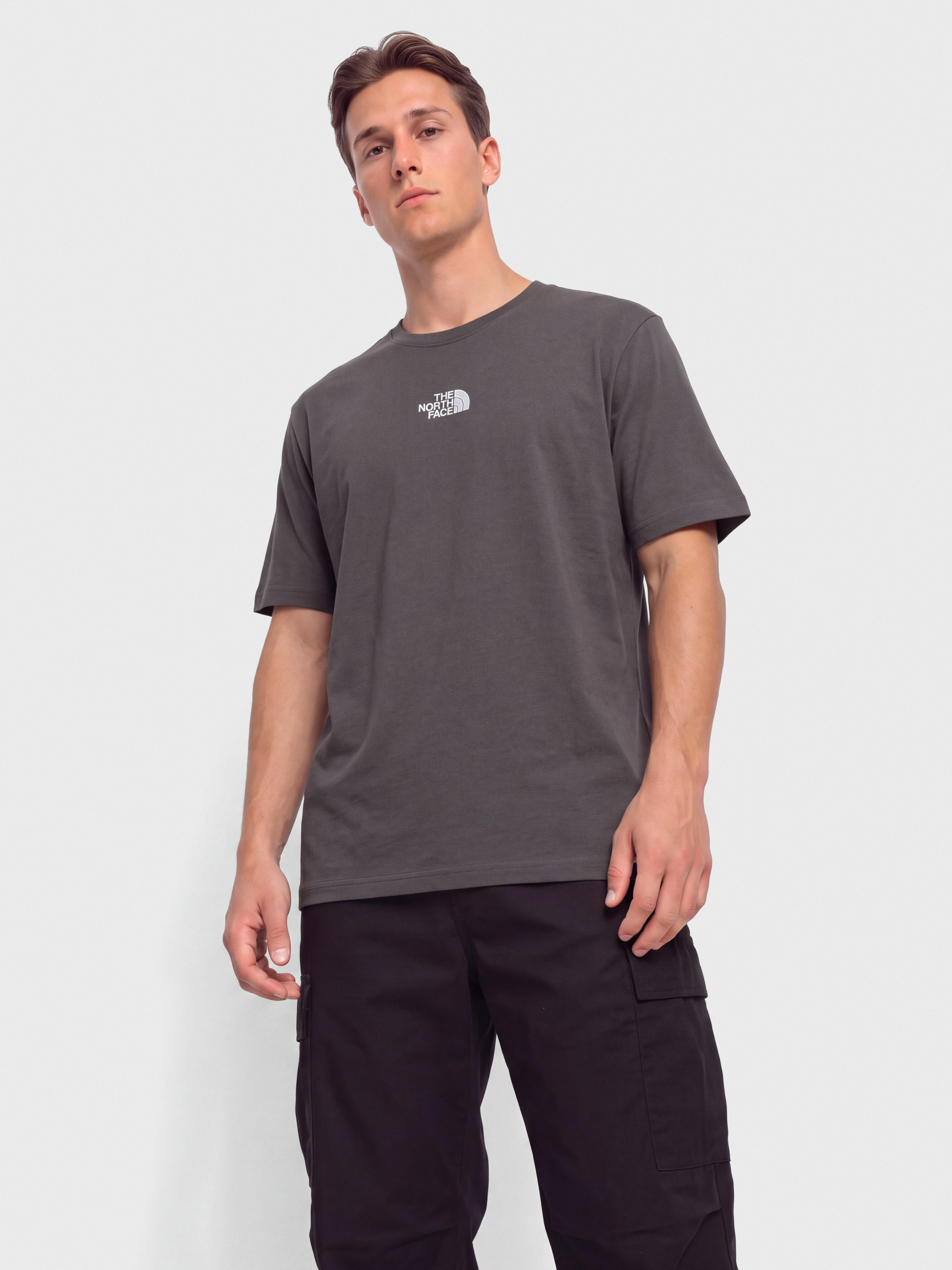 Póló The North Face Essential Center Logo Relaxed (anthracite grey)