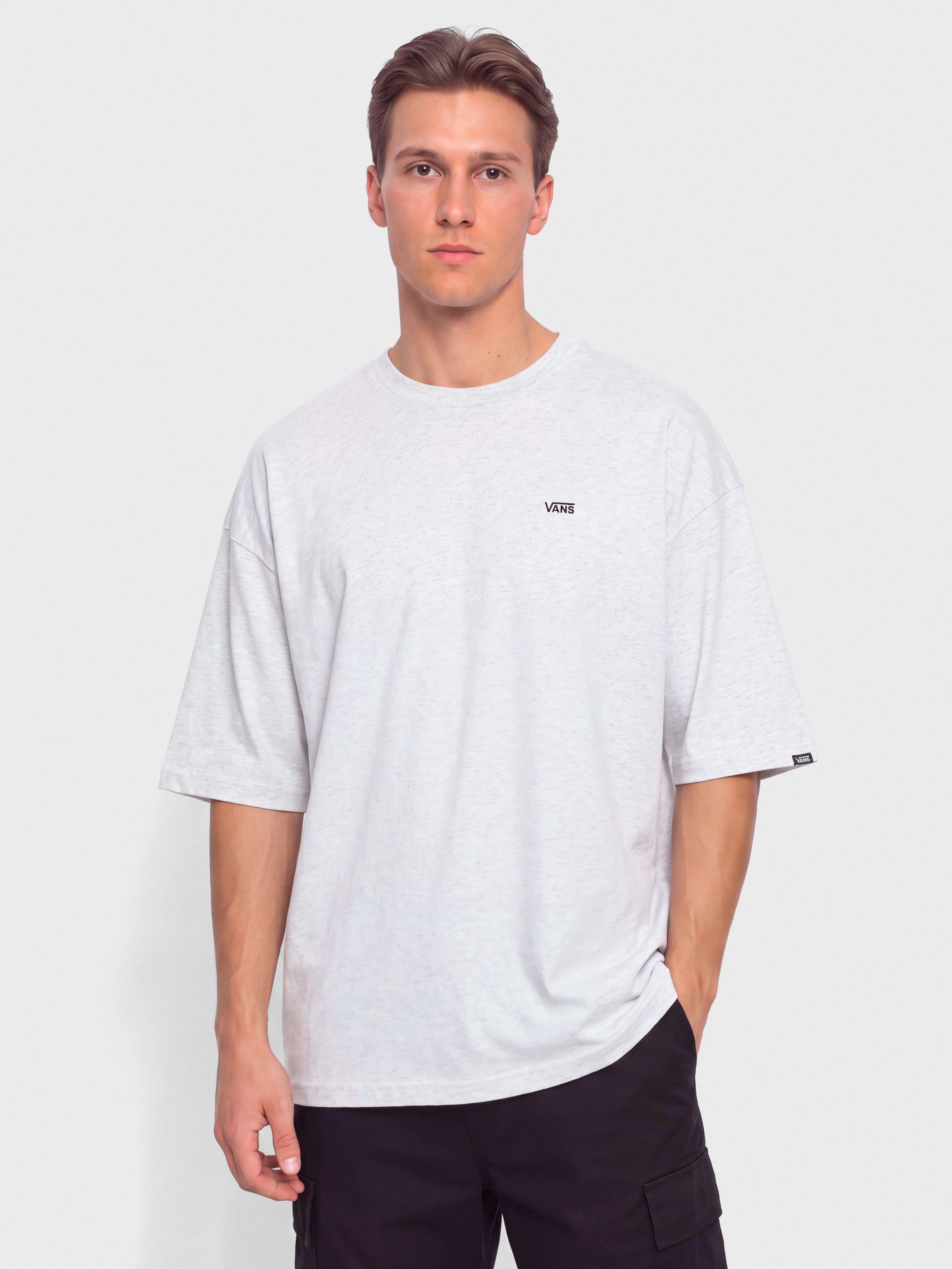 Pu00f3lu00f3 Vans Left Chest II Loose (light grey heather)
