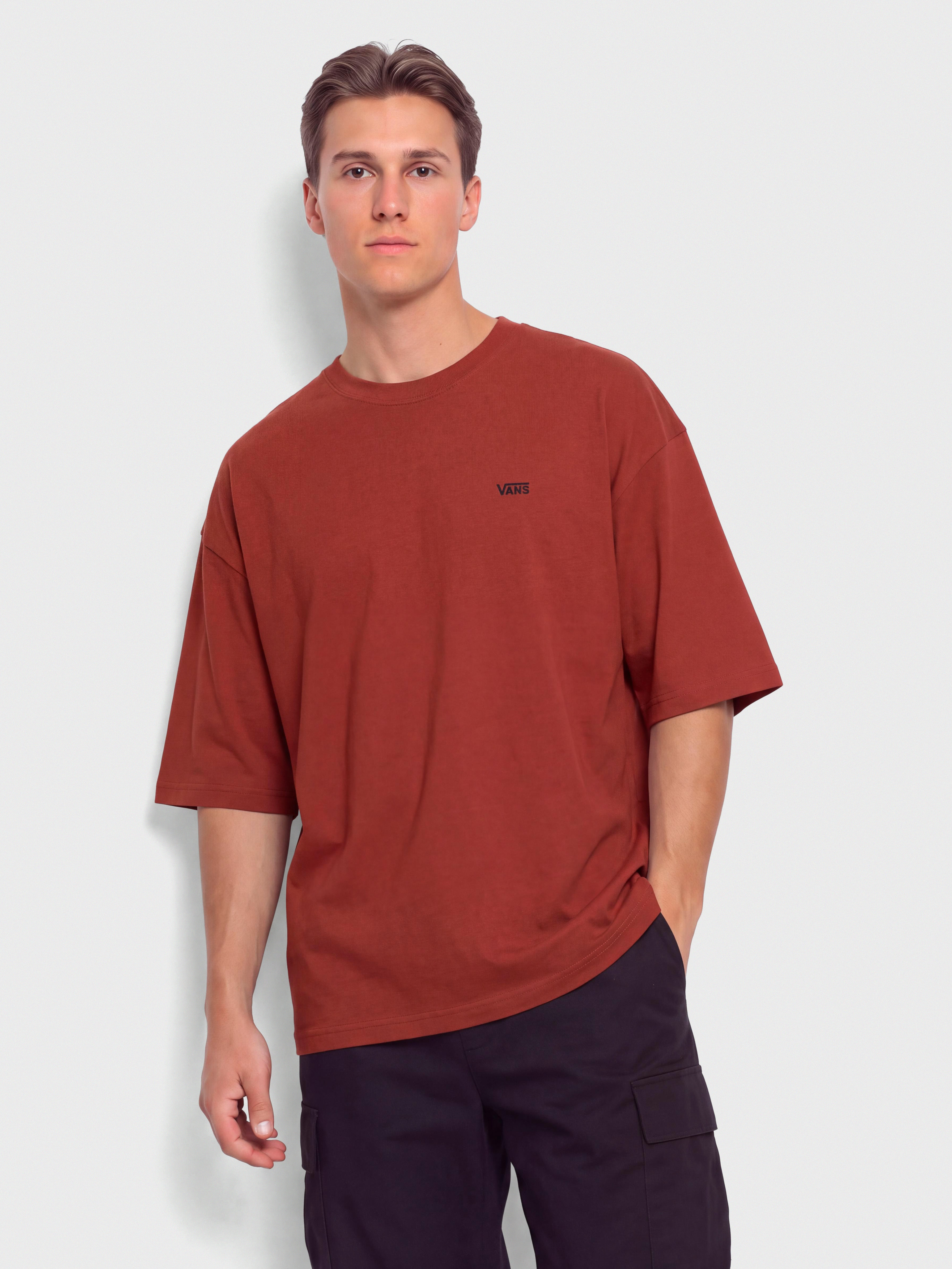 Pu00f3lu00f3 Vans Left Chest II Loose (poppy ember)