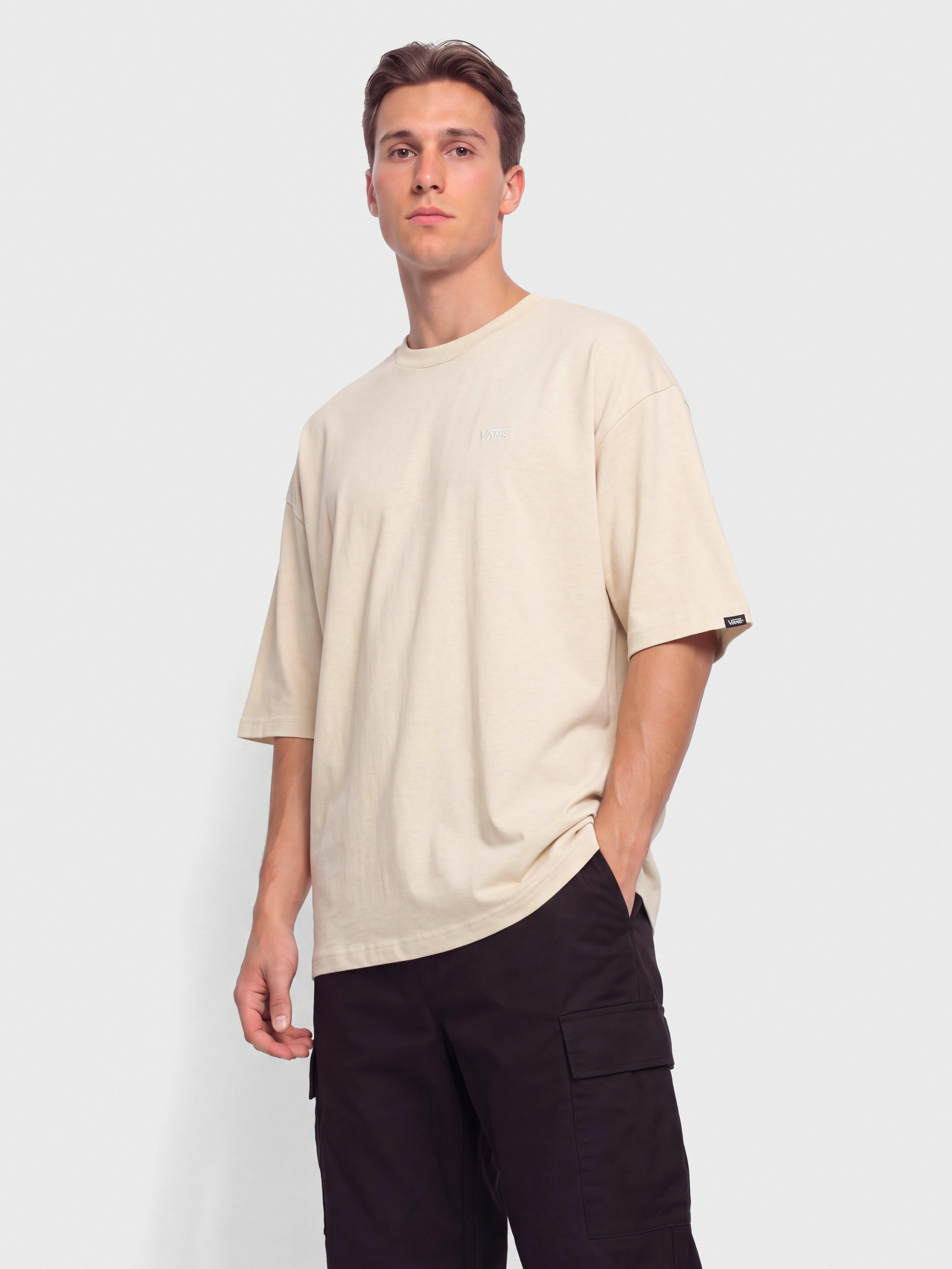 Vans Left Chest II Loose Pu00f3lu00f3 (oatmeal)