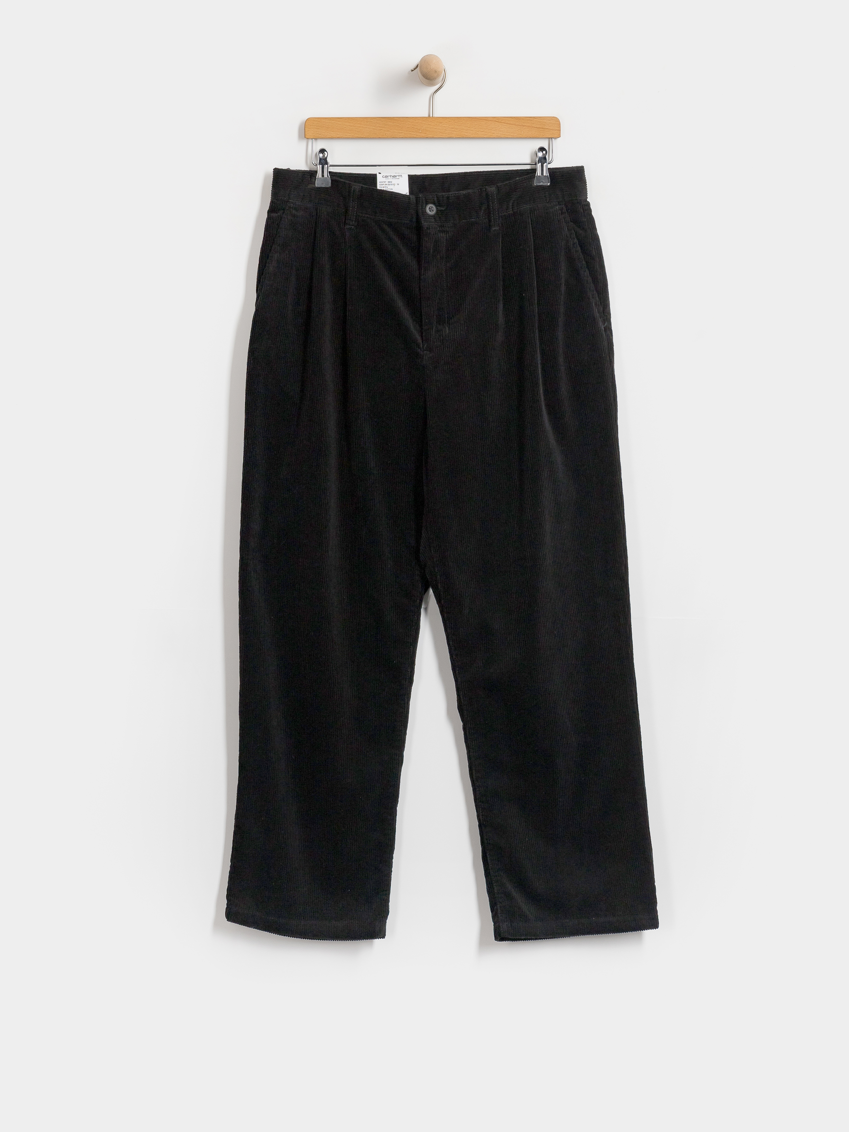 Carhartt WIP Evan Kisnadrág (black/rinsed)