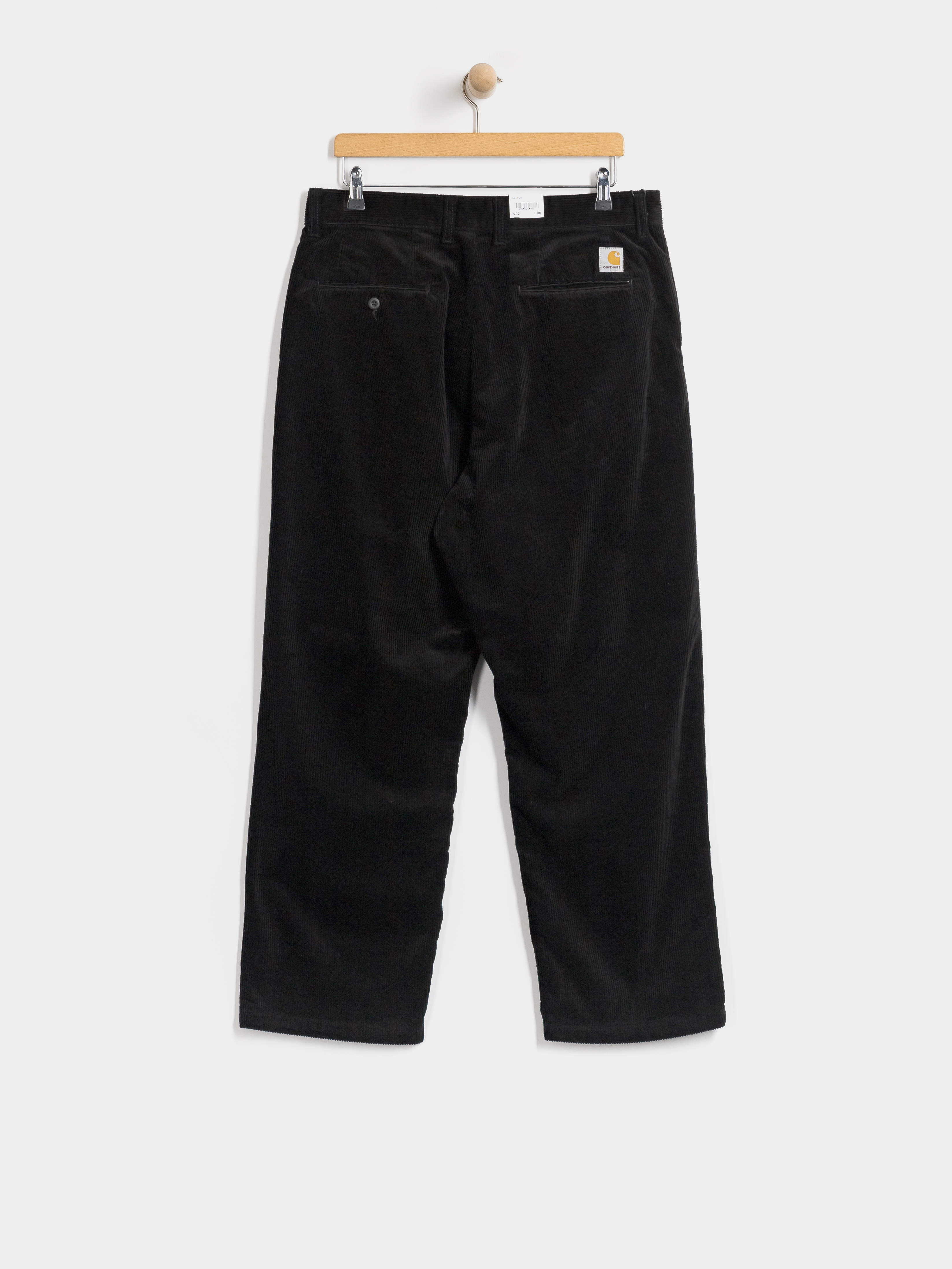 Carhartt WIP Evan Kisnadrág (black/rinsed)