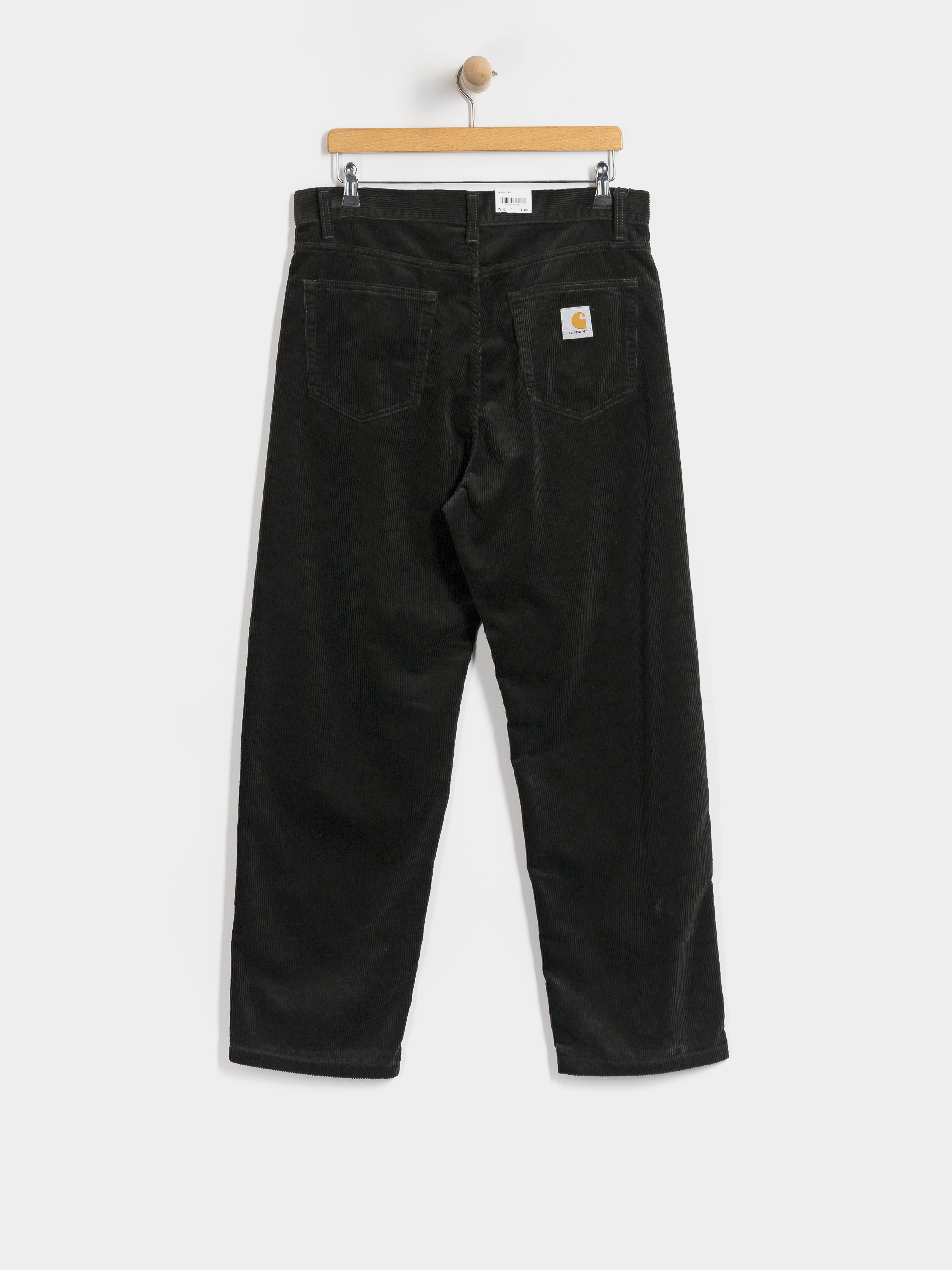 Carhartt WIP Landon Kisnadrág (raven/rinsed)