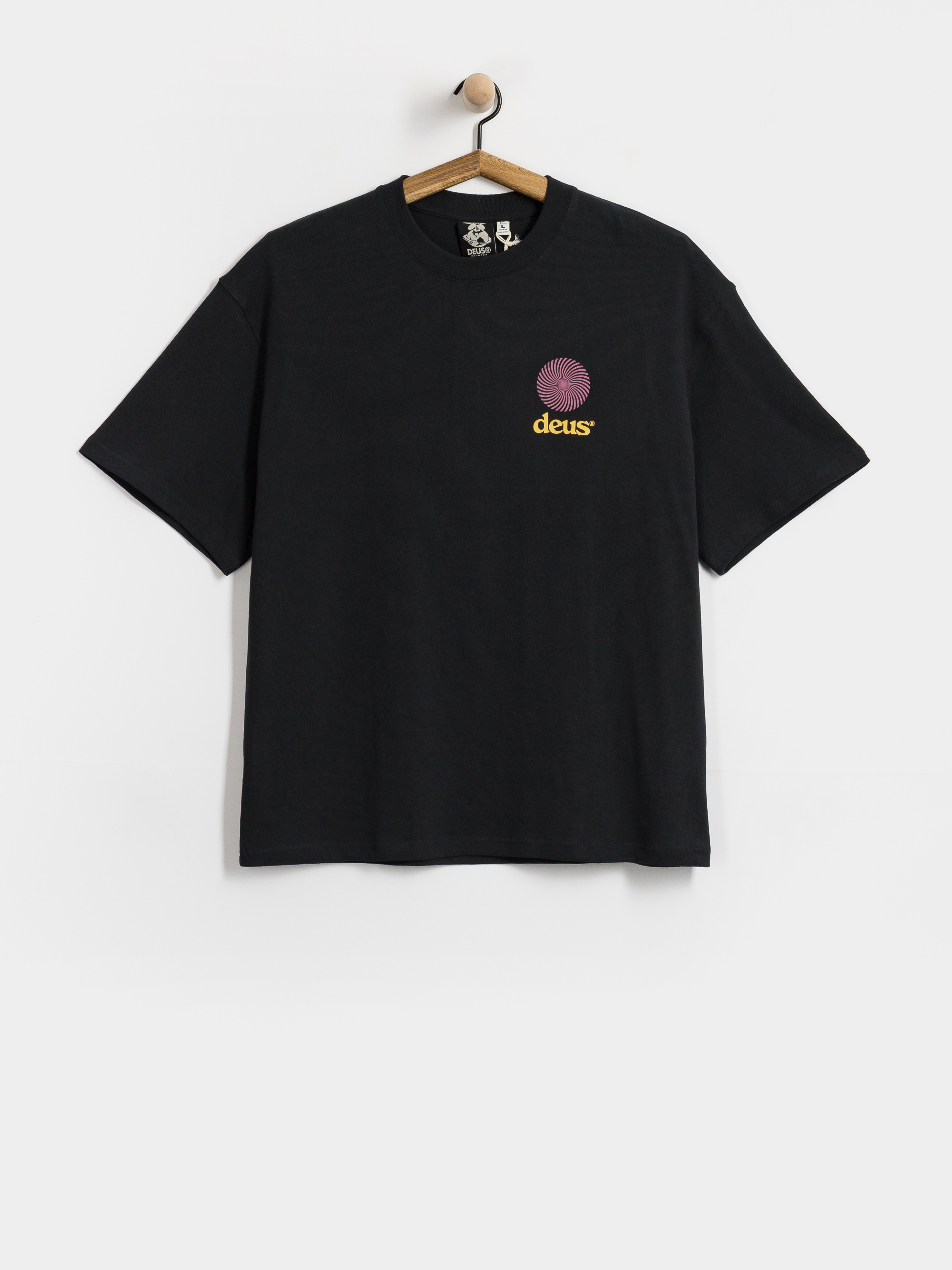 Deus Ex Machina Strata Os Póló (black)