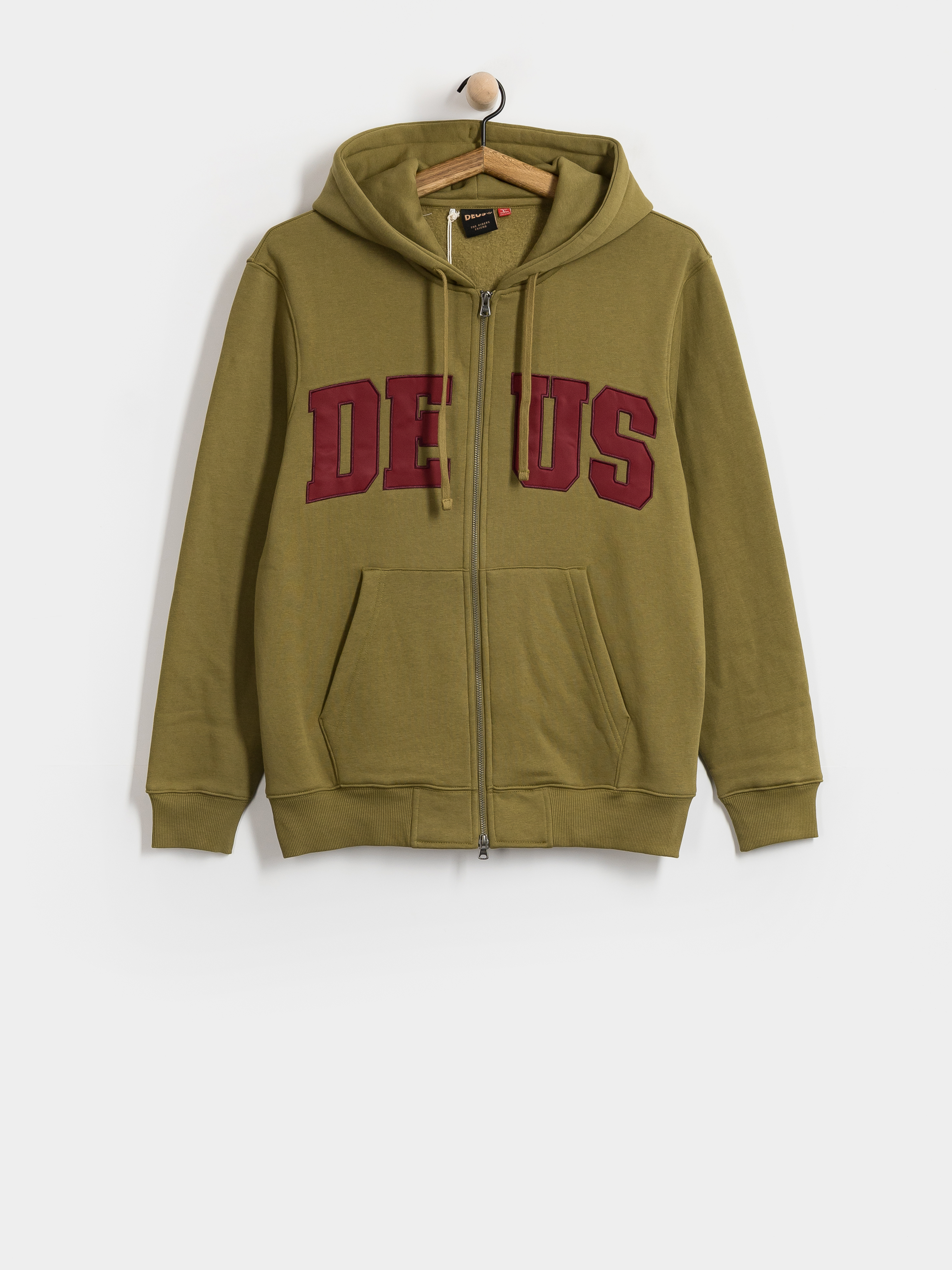 Deus Ex Machina Victory Lap ZHD Kapucnis pulóver (olive green)
