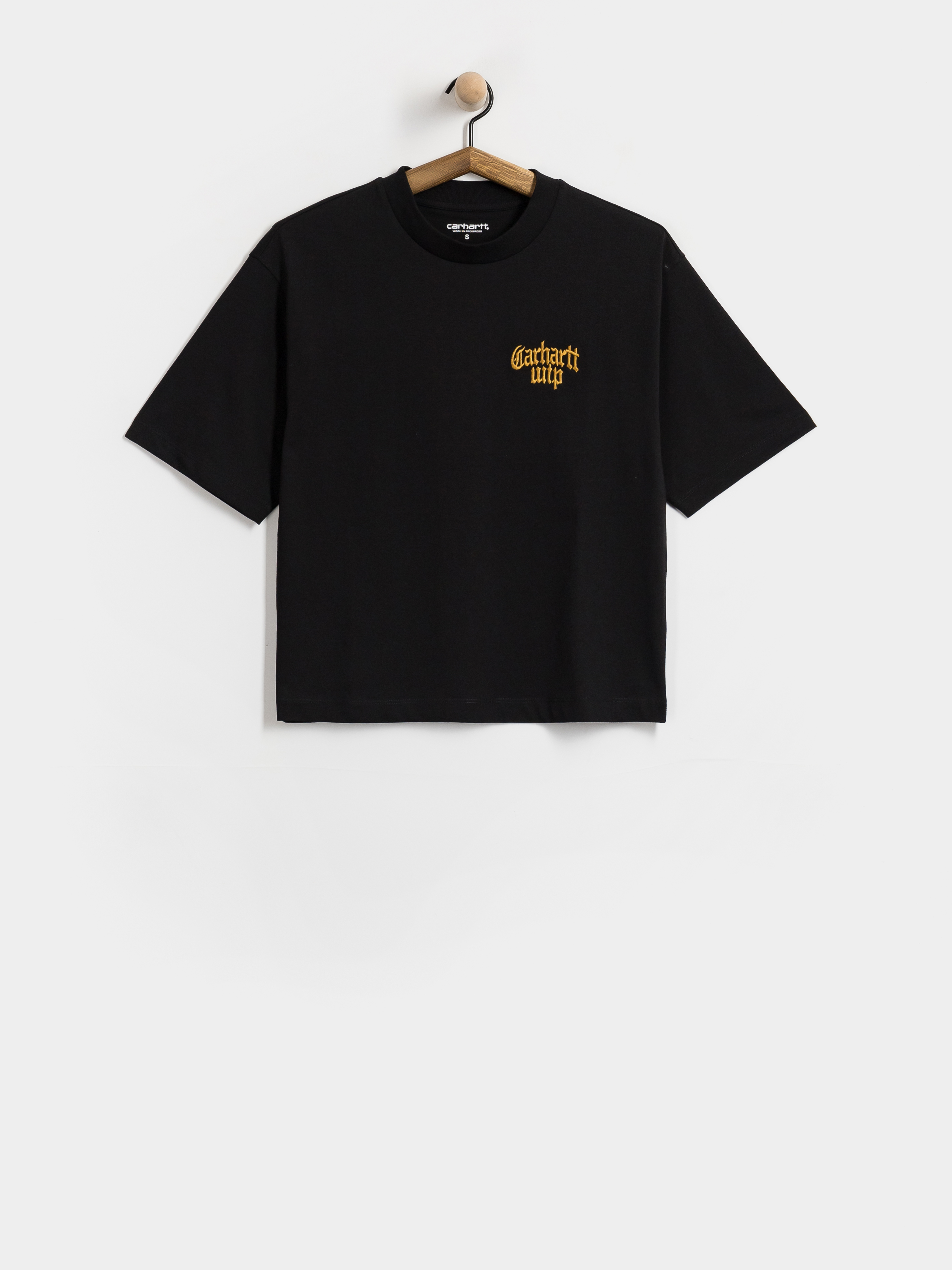 Carhartt WIP Blackletter Wmn Póló (black)