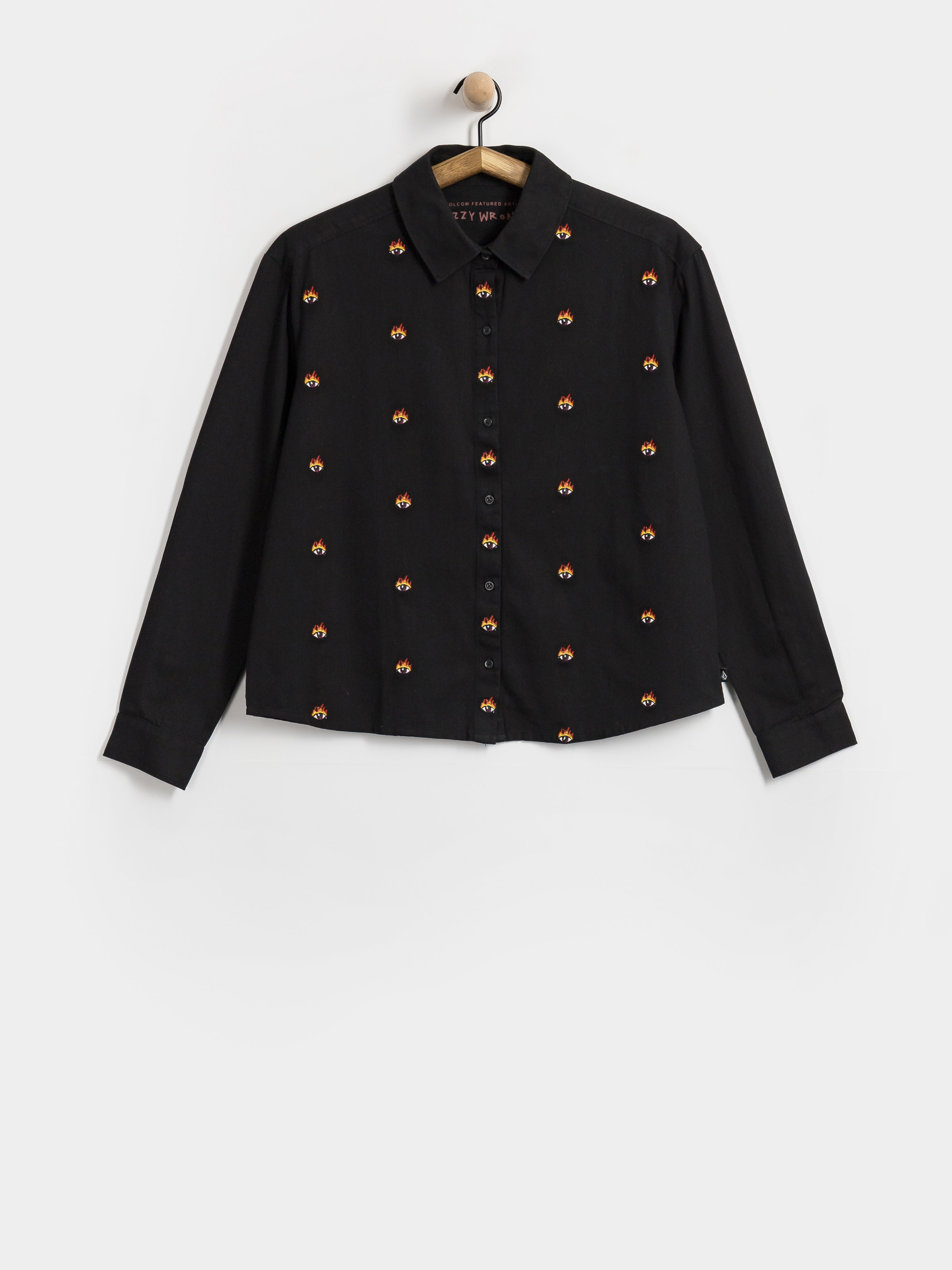 Ing Volcom Fa Ozzy Shirt Wmn (black)