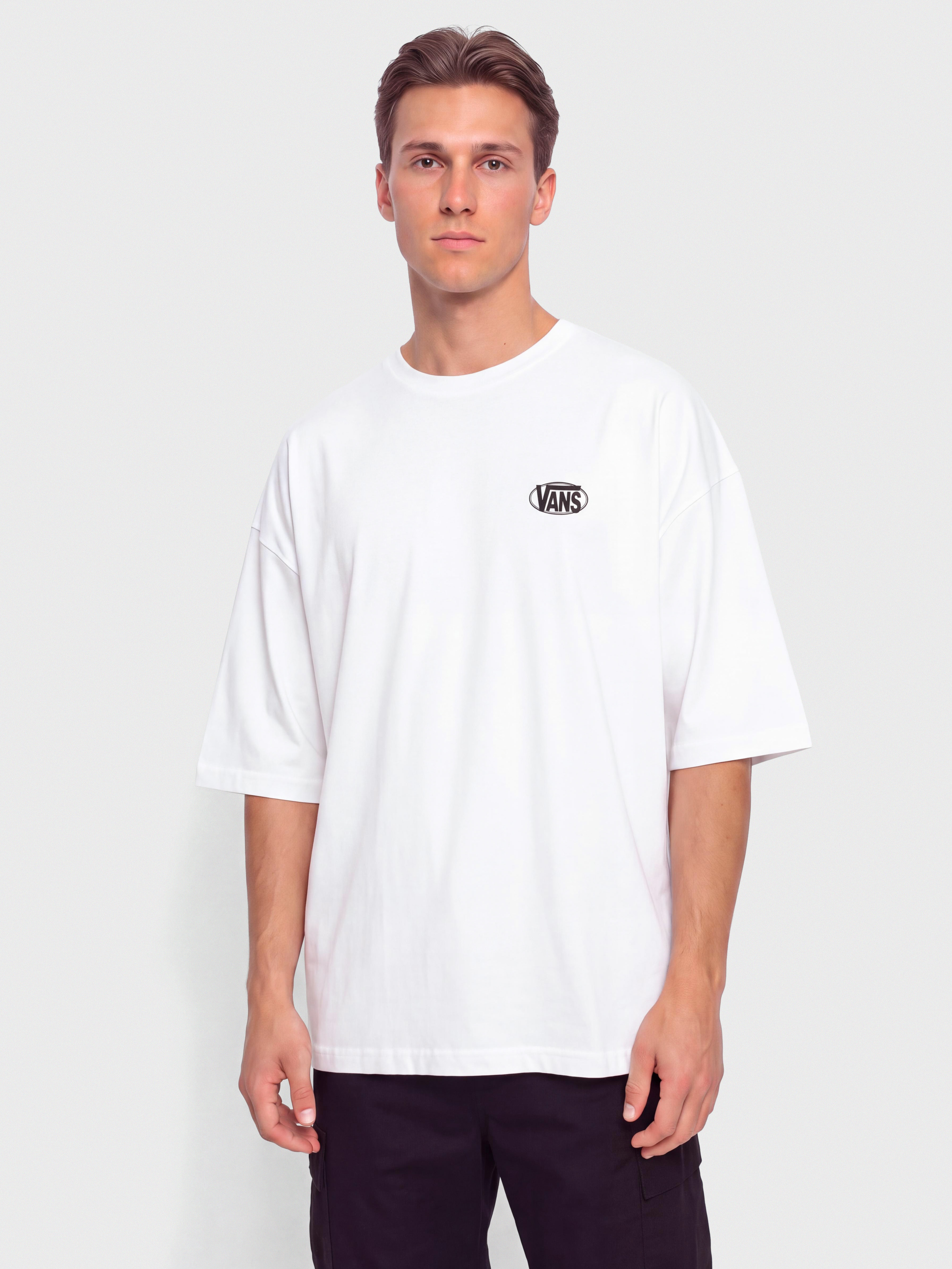 Vans Oval Logo Loose Póló (white)