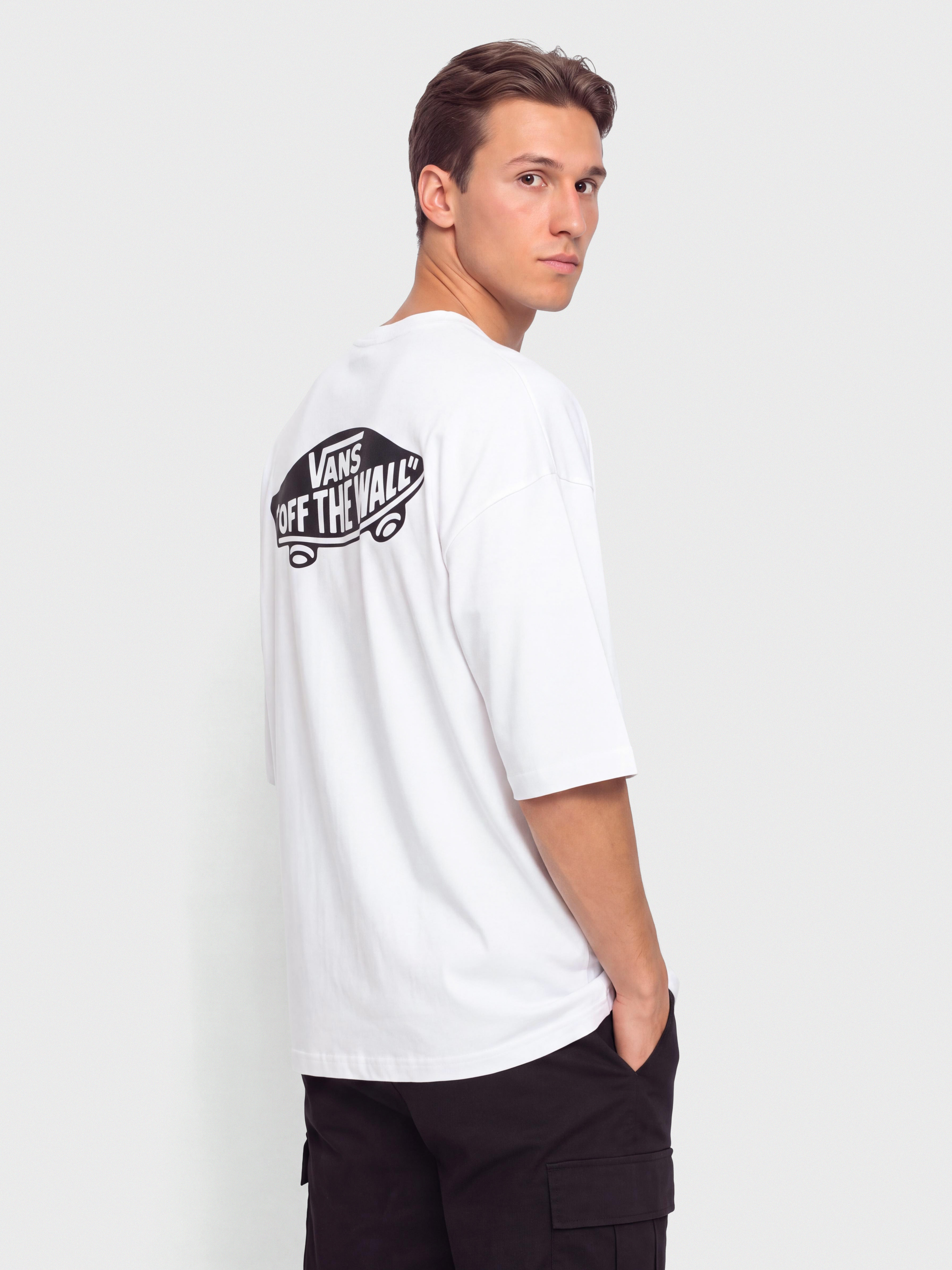 Vans Style 76 II Loose Póló (white/black)