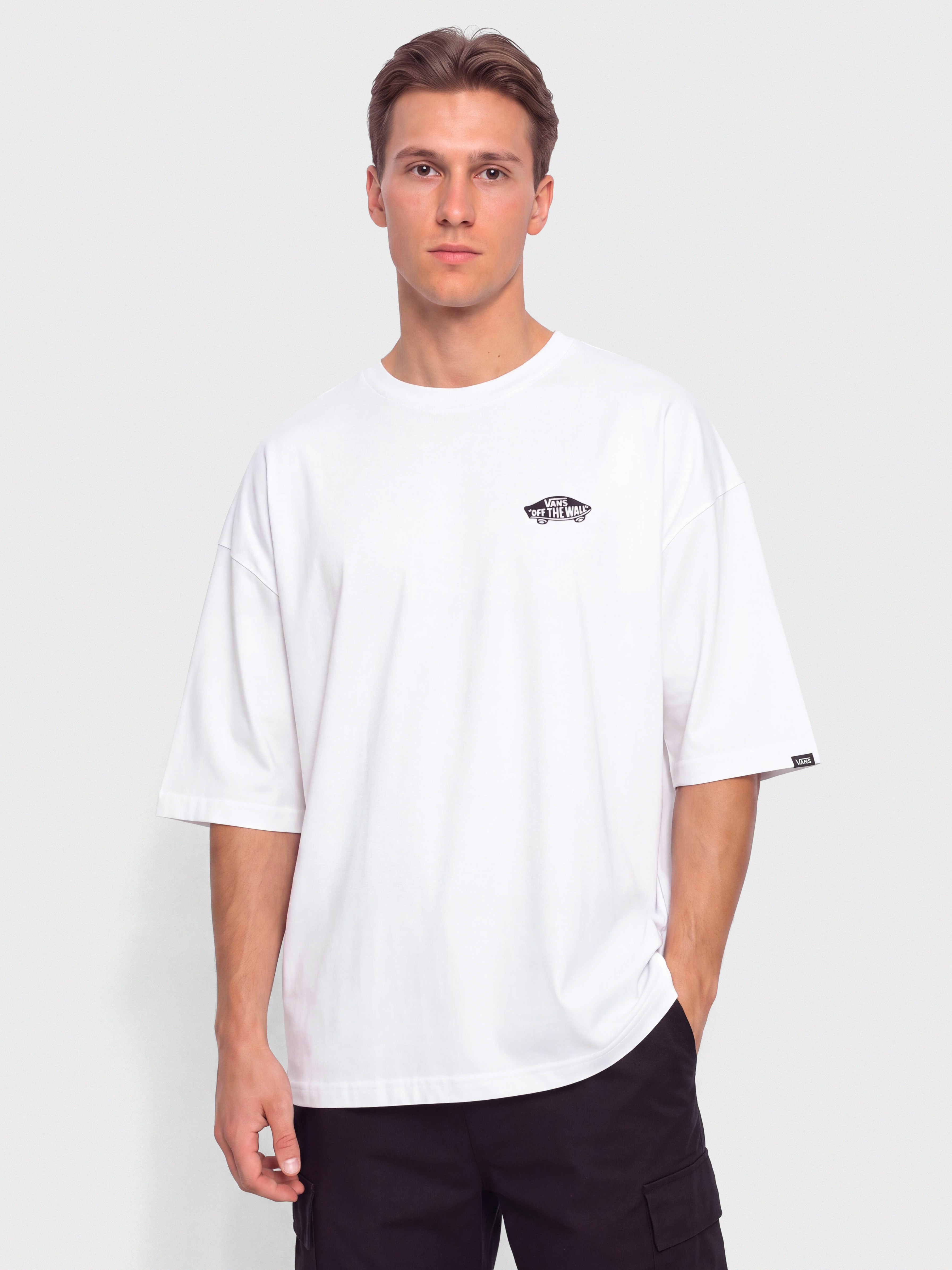 Vans Style 76 II Loose Póló (white/black)