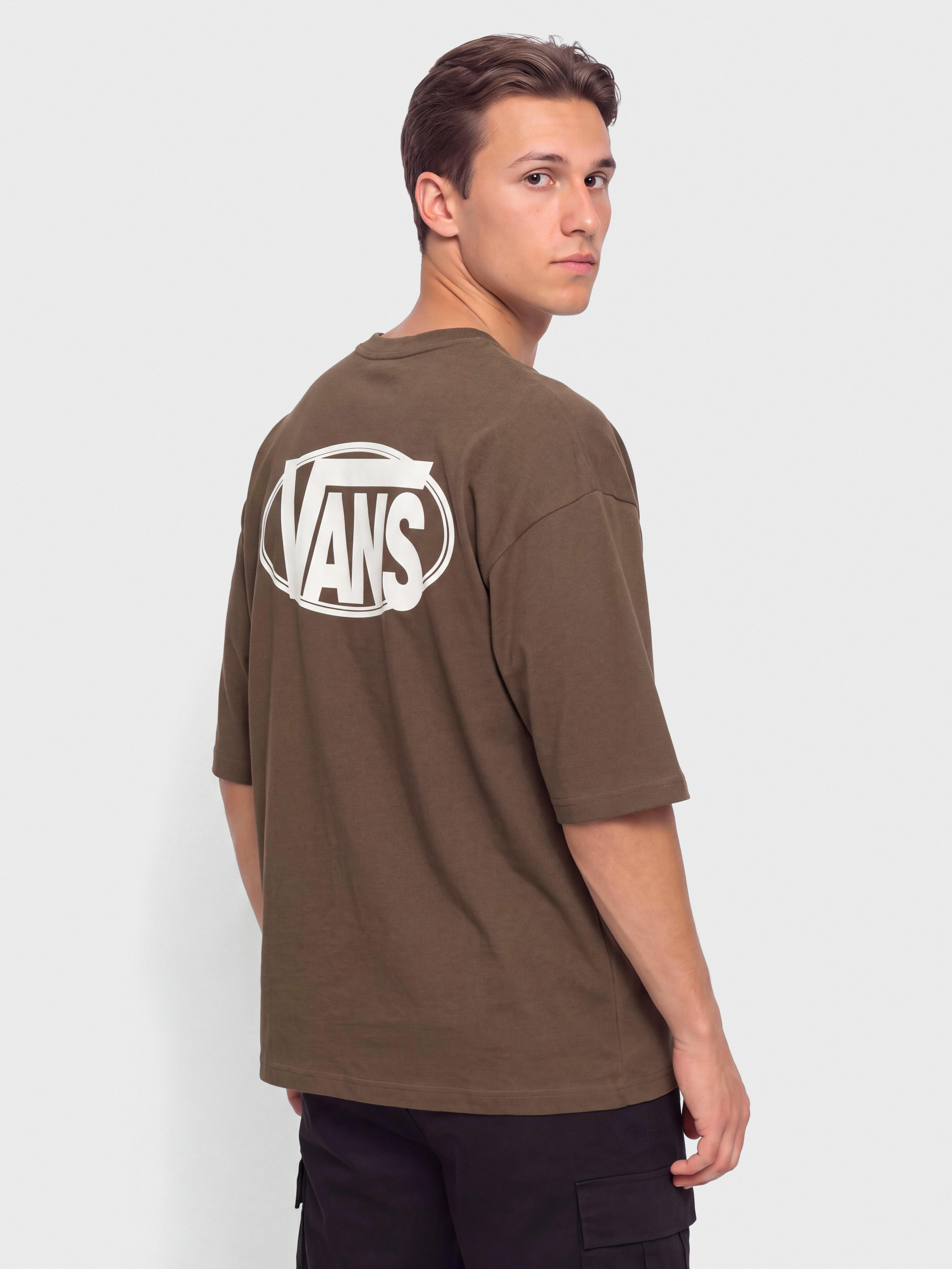 Vans Oval Logo Loose Pu00f3lu00f3 (vintage cocoa)