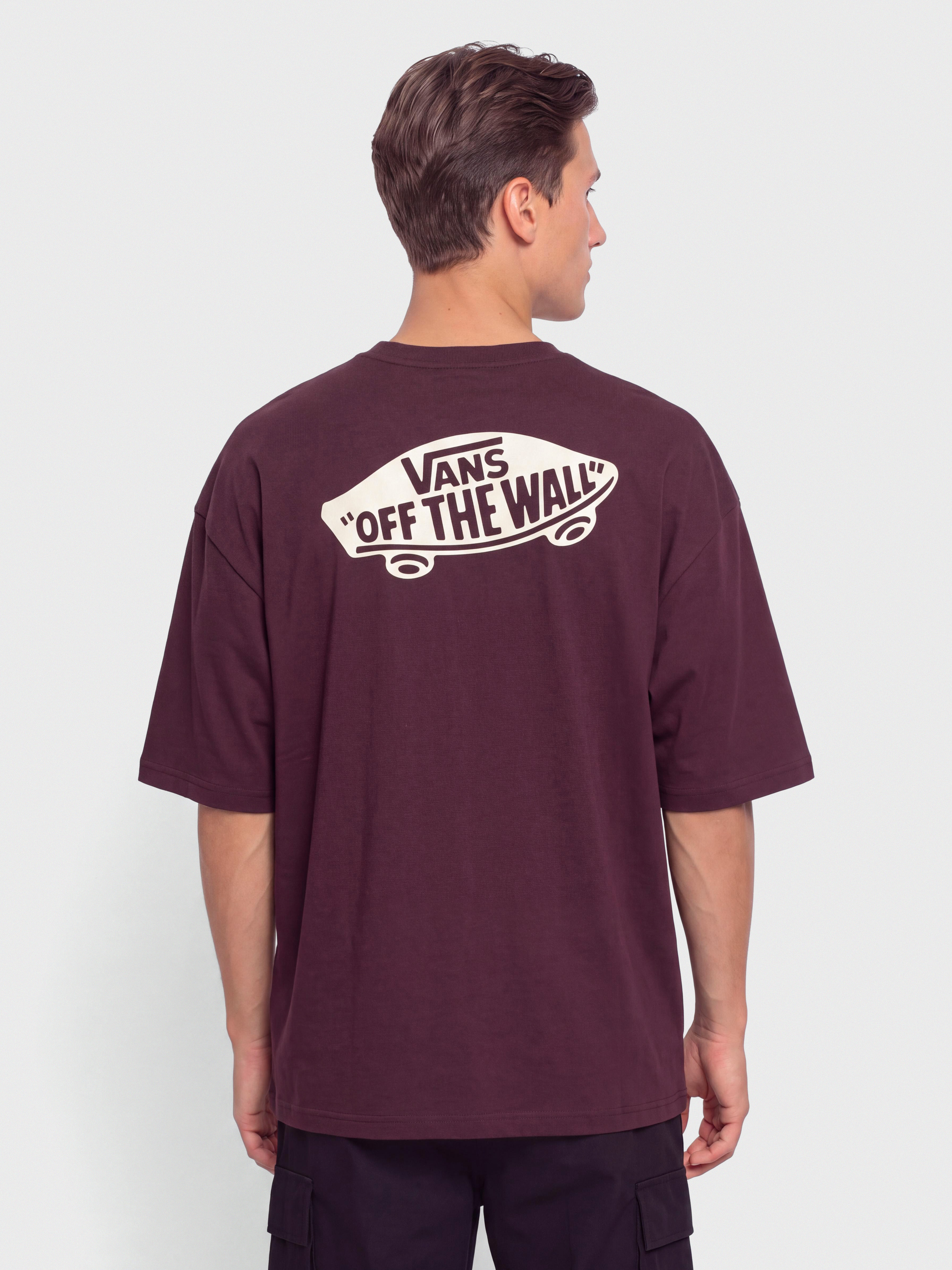 Vans Style 76 II Loose Póló (dark port)