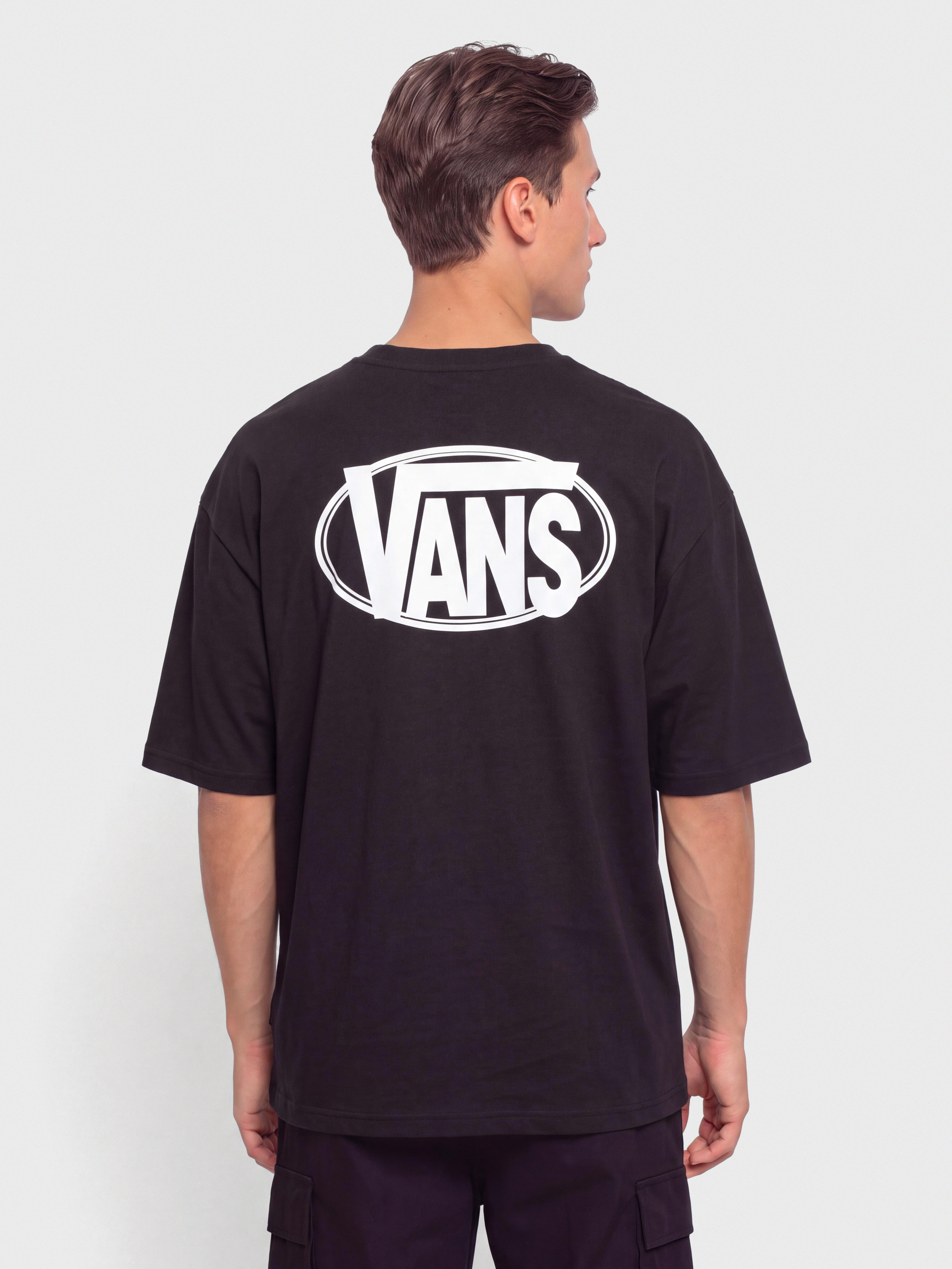 Vans Oval Logo Loose Póló (black)