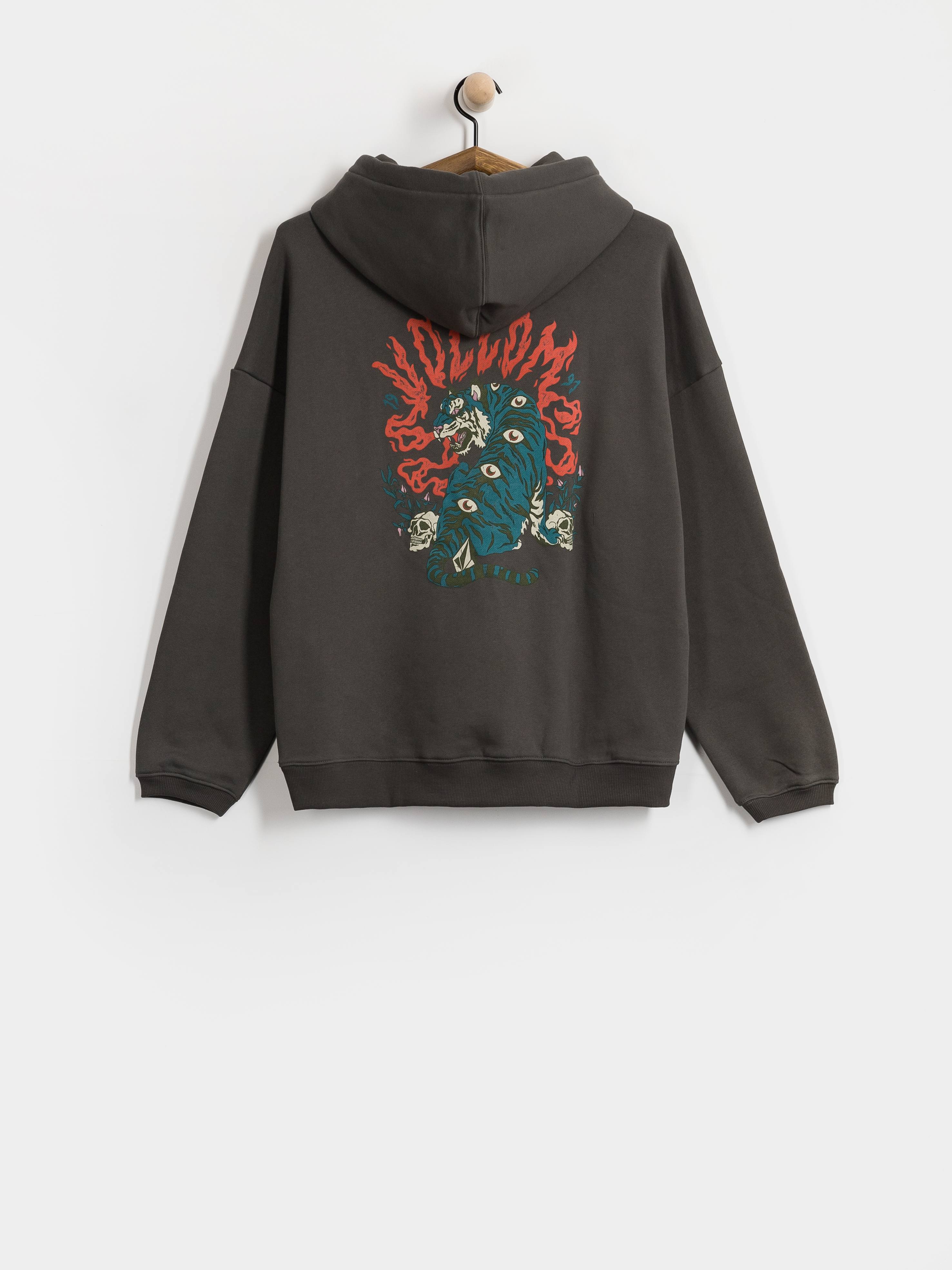 Kapucnis pulóver Volcom Radical Daze Up HD Wmn (black)