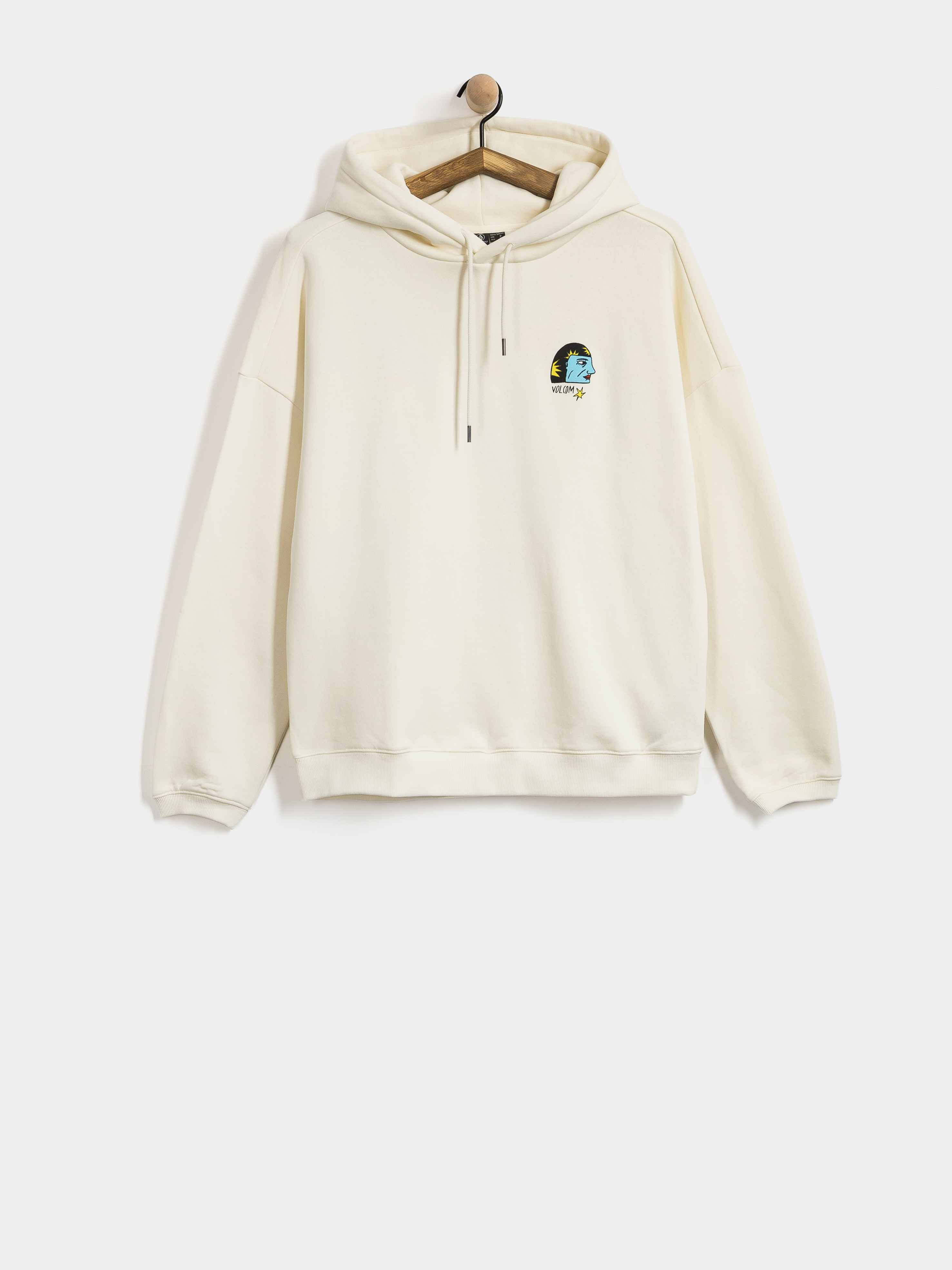 Kapucnis pulóver Volcom Radical Daze Up HD Wmn (off white)