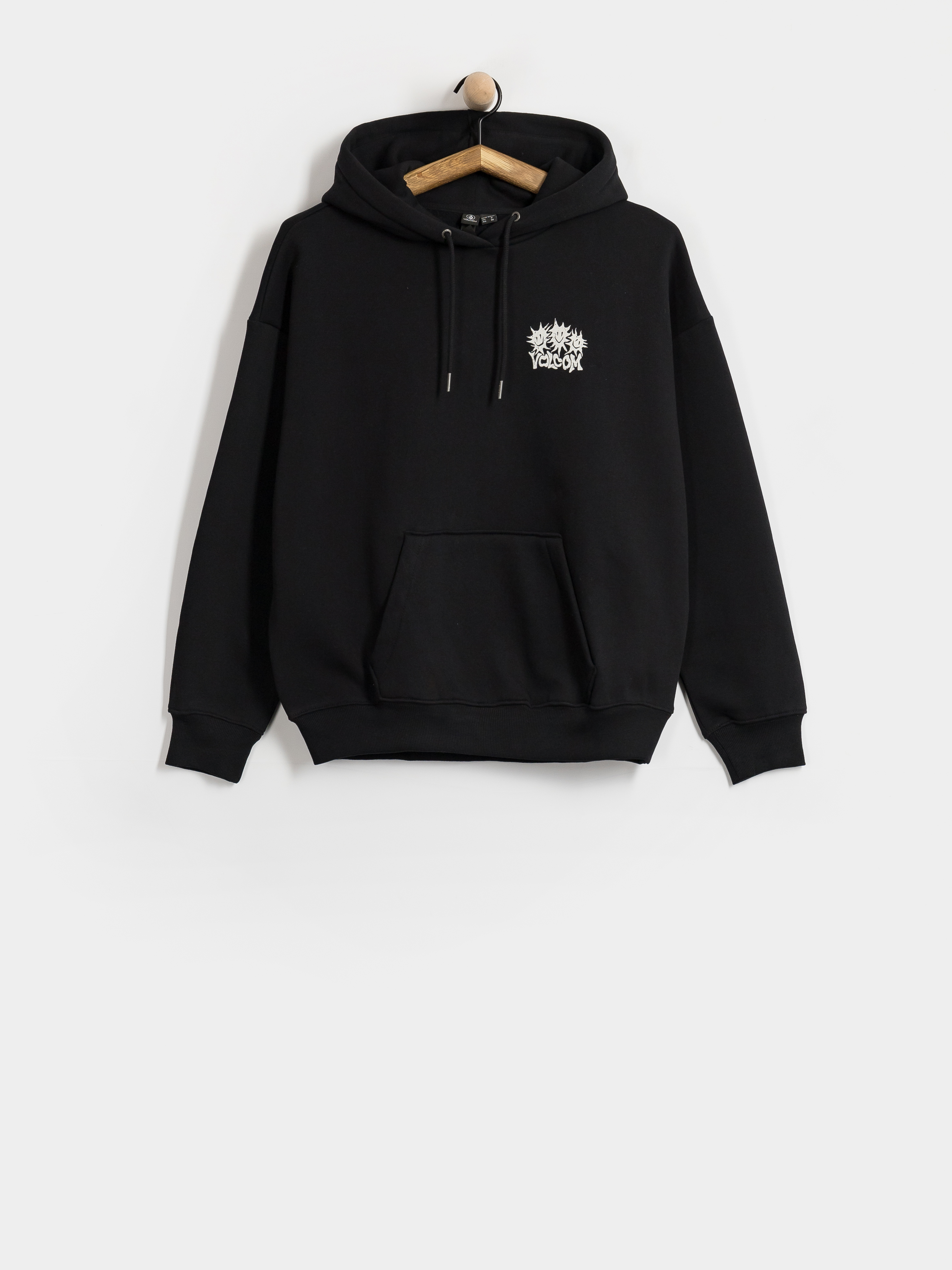 Kapucnis pulóver Volcom Moove On HD Wmn (vintage black)