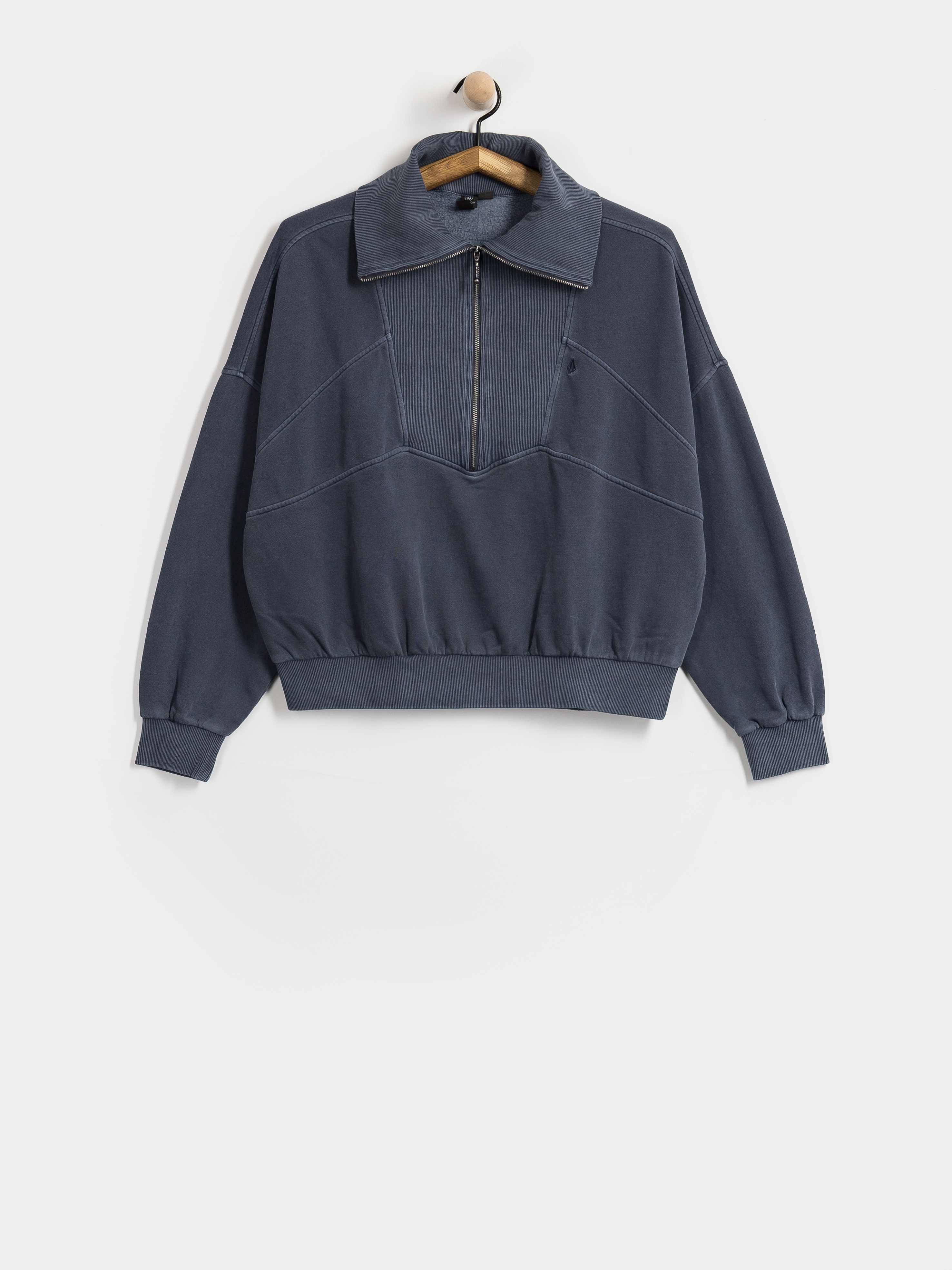 Pulóver Volcom Reetrocity Quarter Zip Wmn (storm blue)