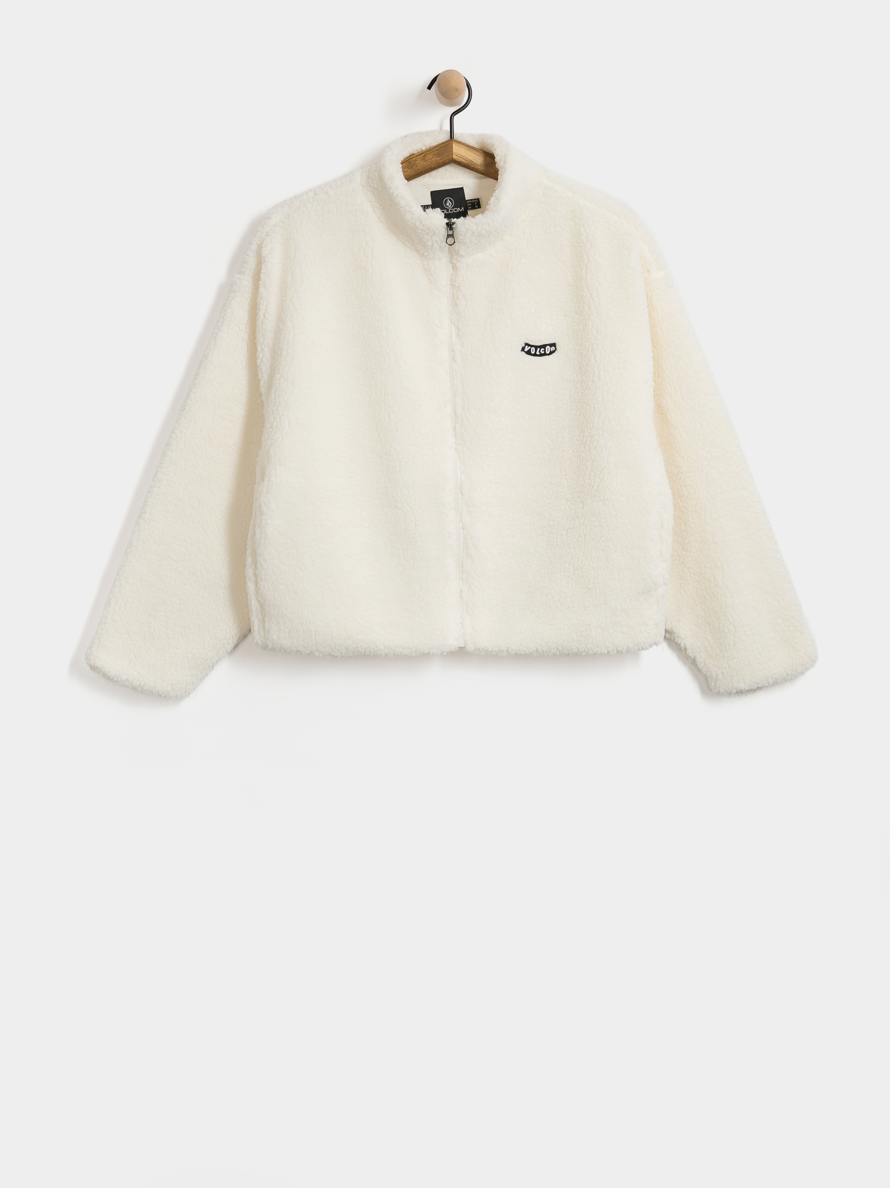 Pulóver Volcom Wylding Out Sherpa Wmn (off white)