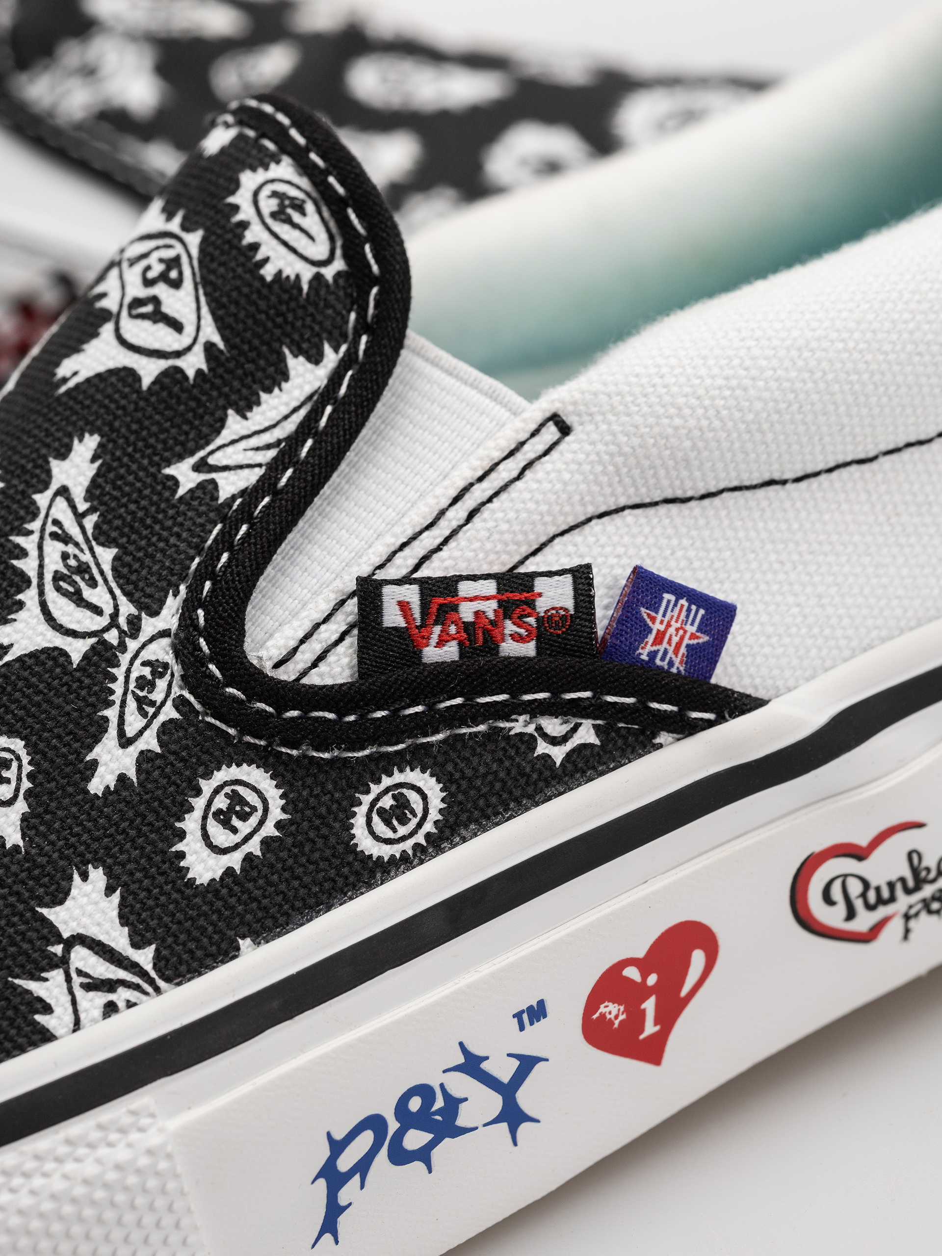 Cipők Vans Skate Slip On Punk&Yo (black/white)