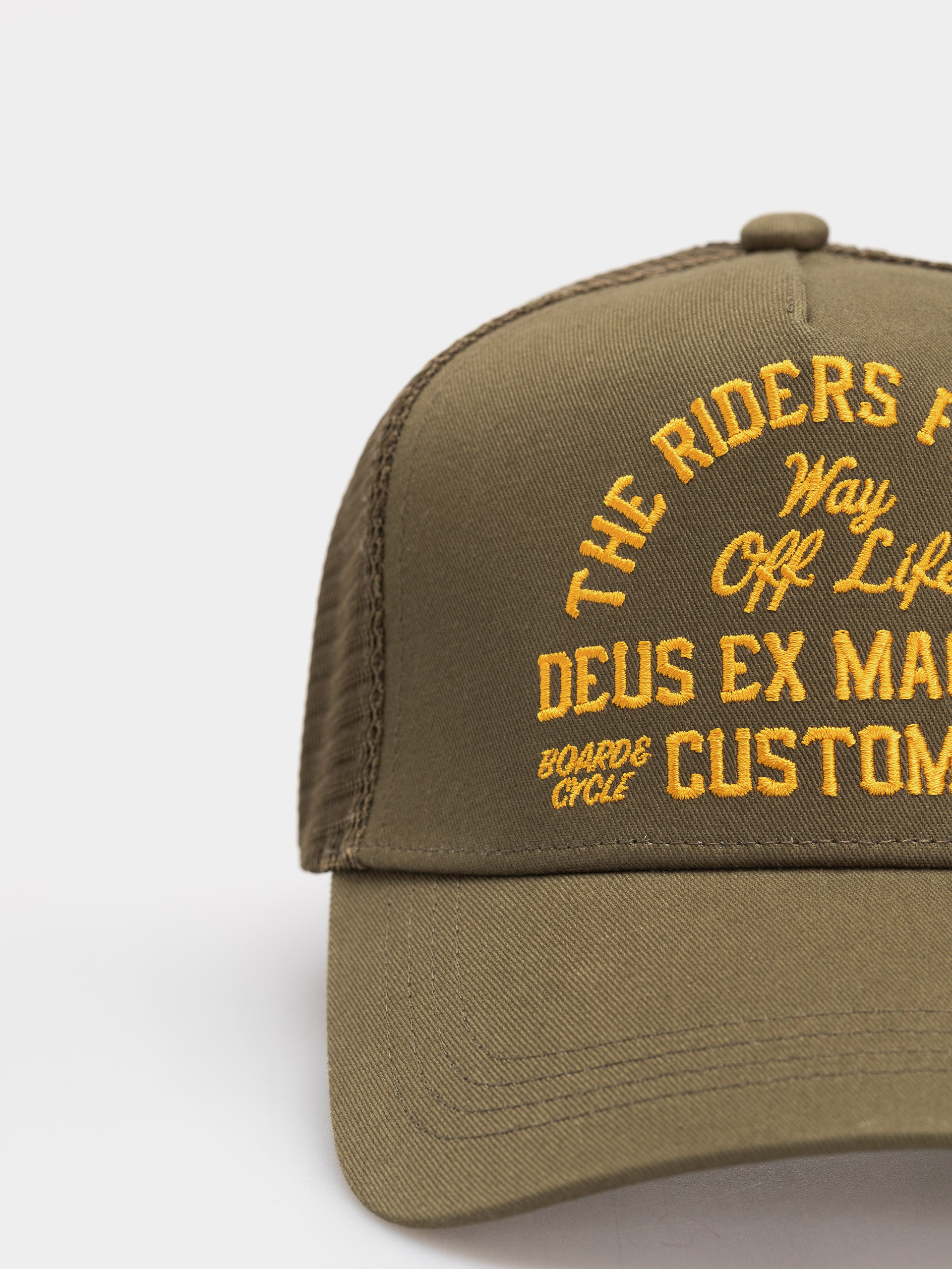 Deus Ex Machina Shook Ones Trucker Baseball sapka (olive green)